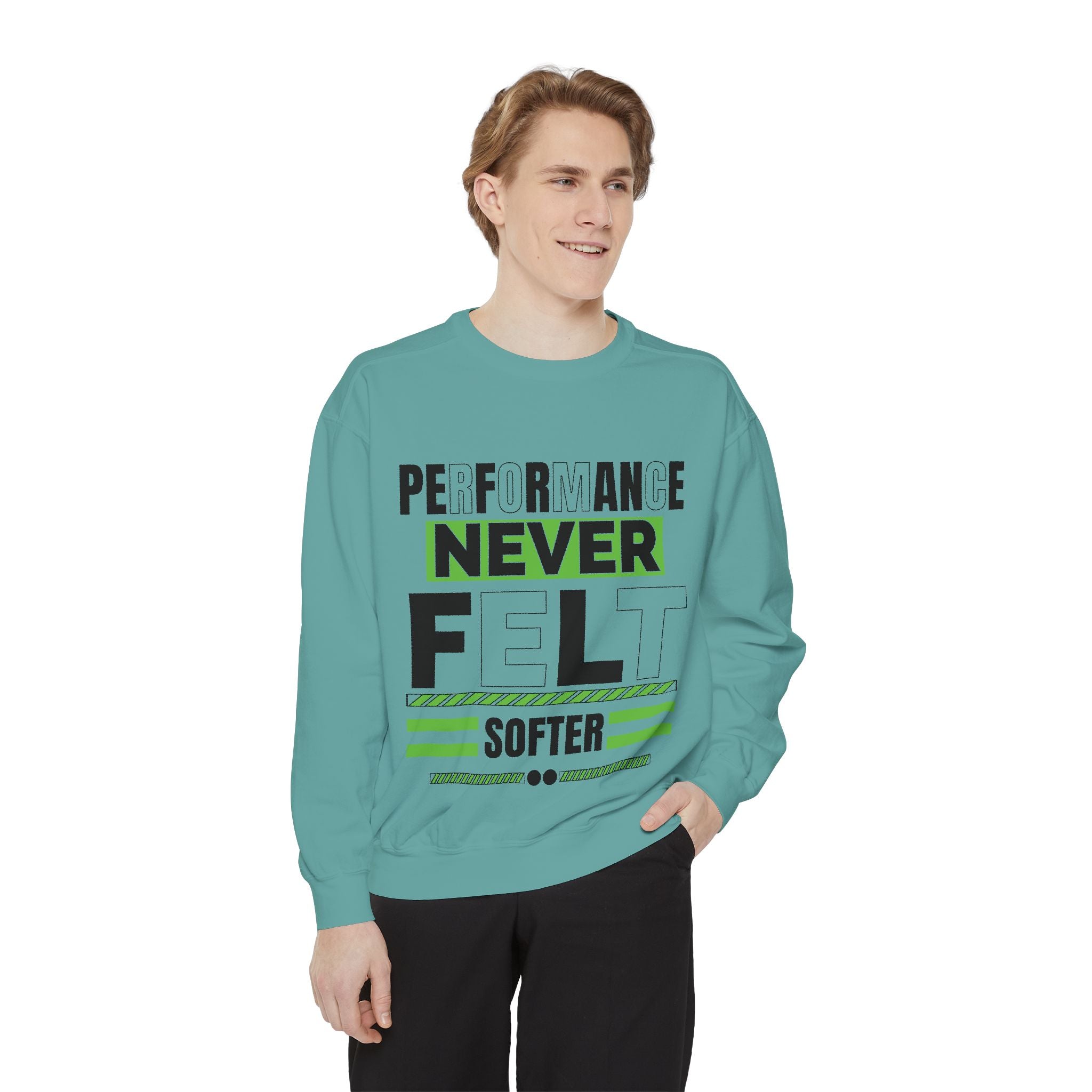Performance Never Felt Softer - Garment-Dyed Sweatshirt