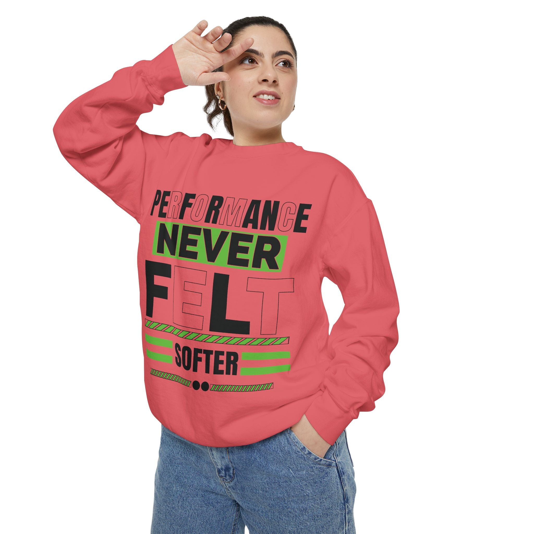 Performance Never Felt Softer - Garment-Dyed Sweatshirt
