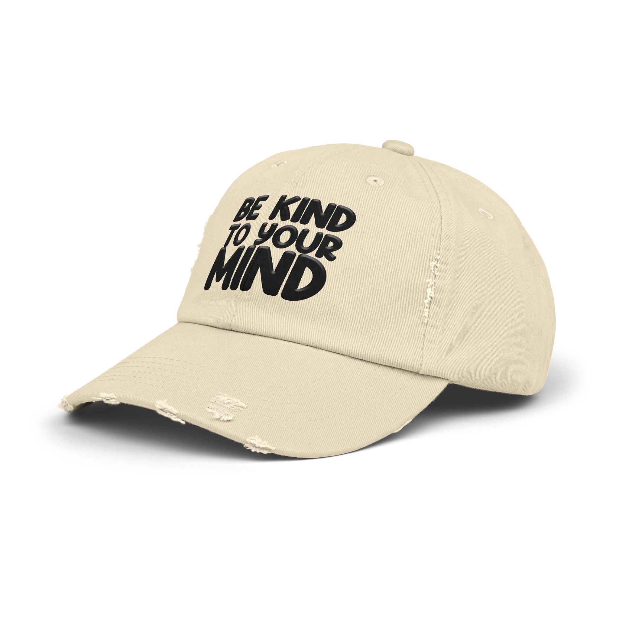 Be Kind To Your Mind - Unisex Distressed Cap