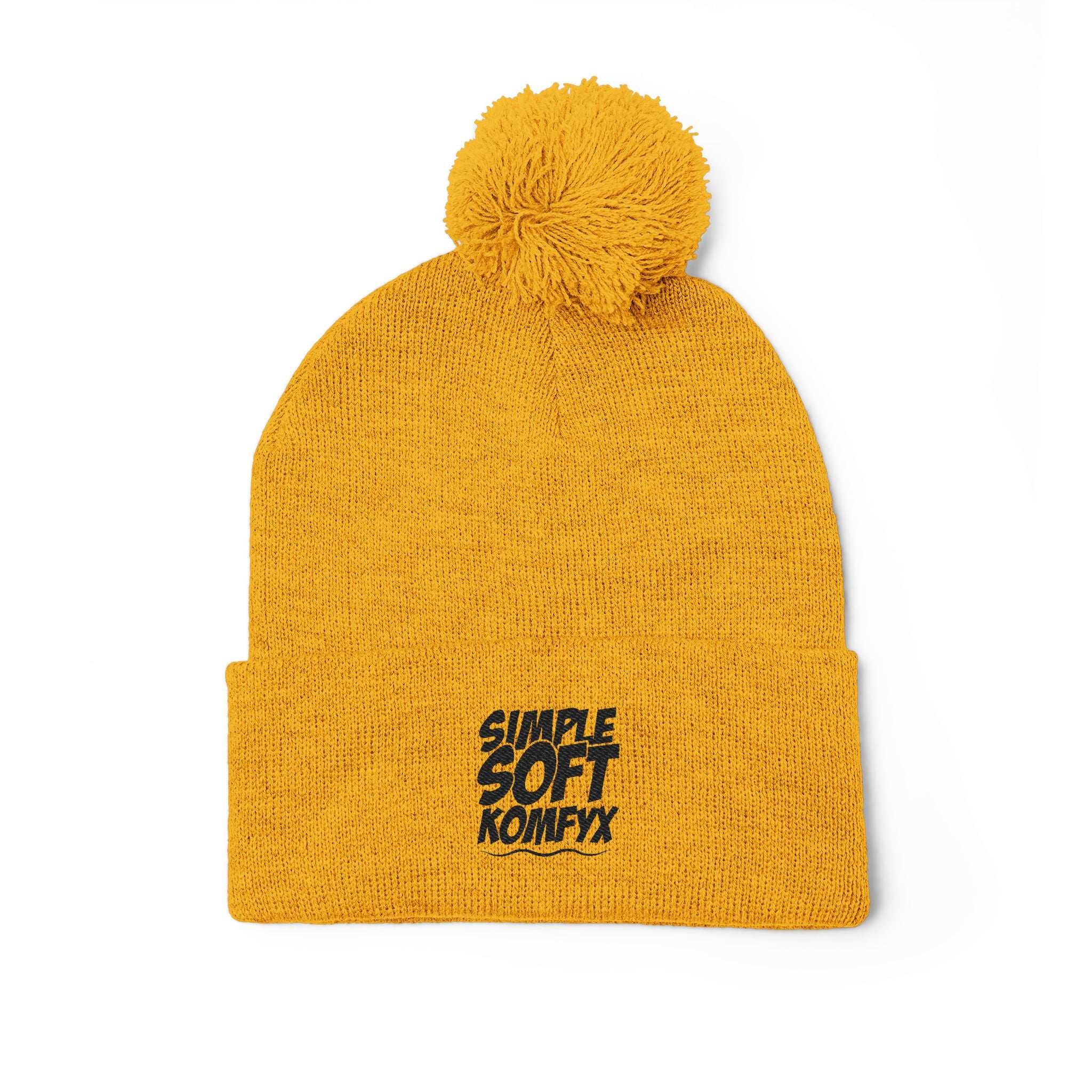 Simple Soft KomfyX - Pom-Pom Knit Cap