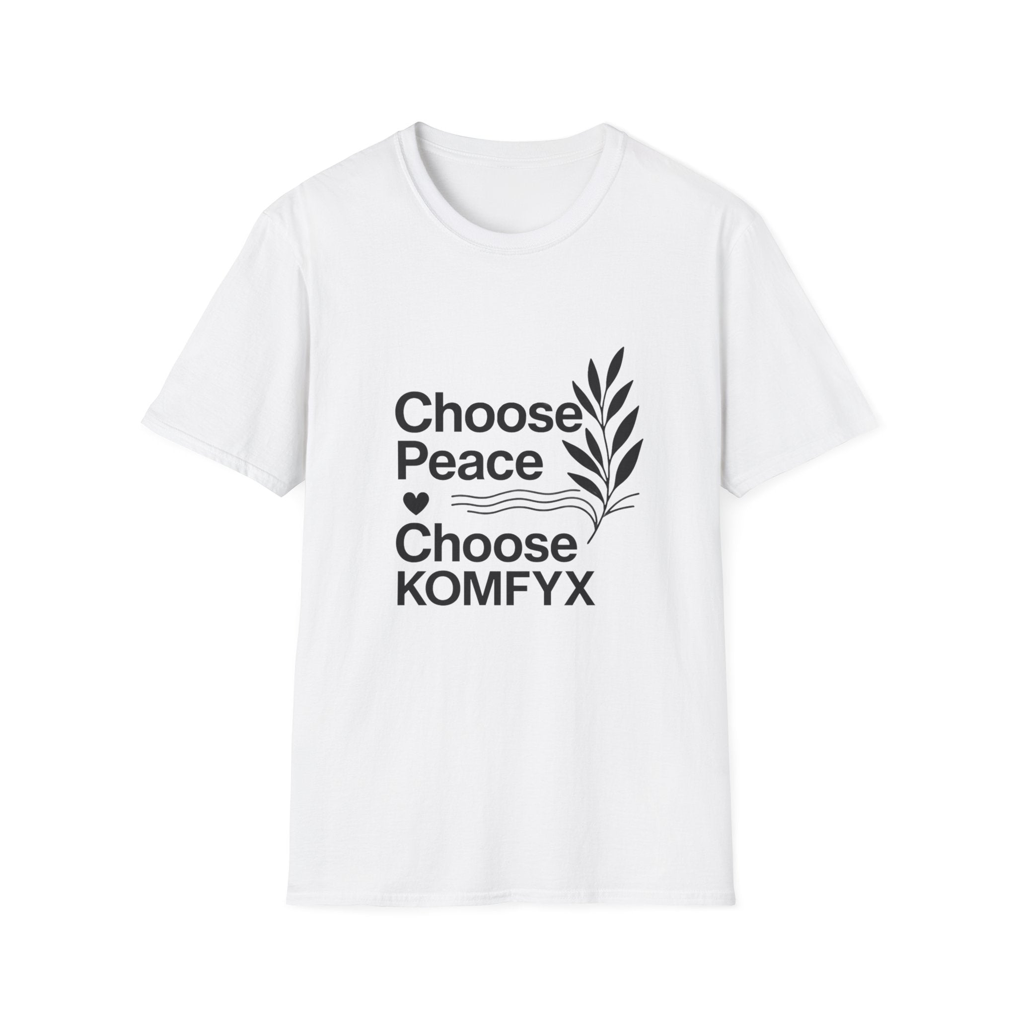 Choose Peace, Choose KOMFYX - Soft Style T-Shirt