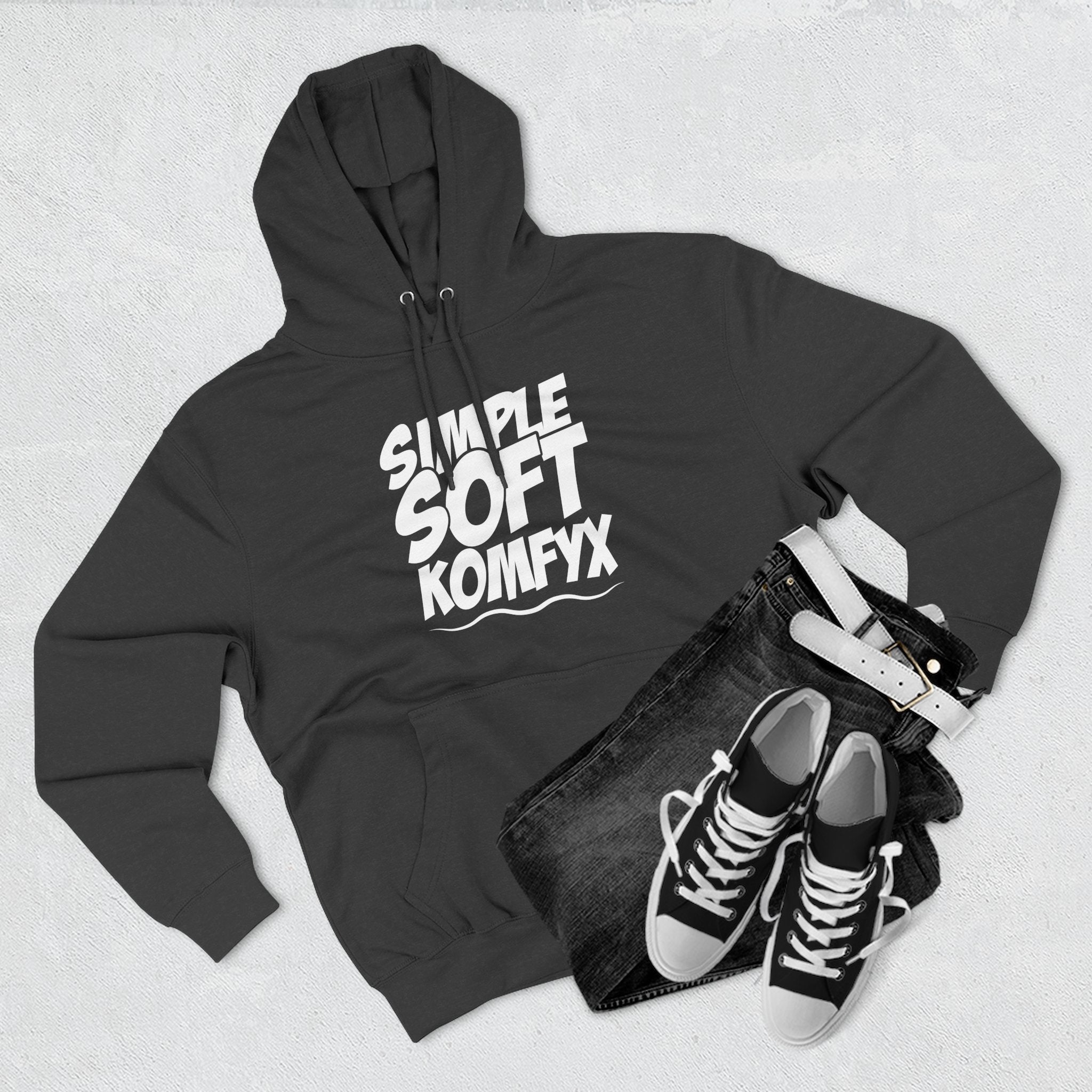 Simple Soft KomfyX - Three-Panel Fleece Hoodie