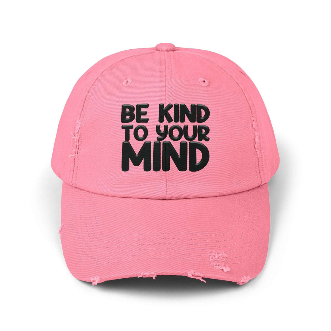 Be Kind To Your Mind - Unisex Distressed Cap