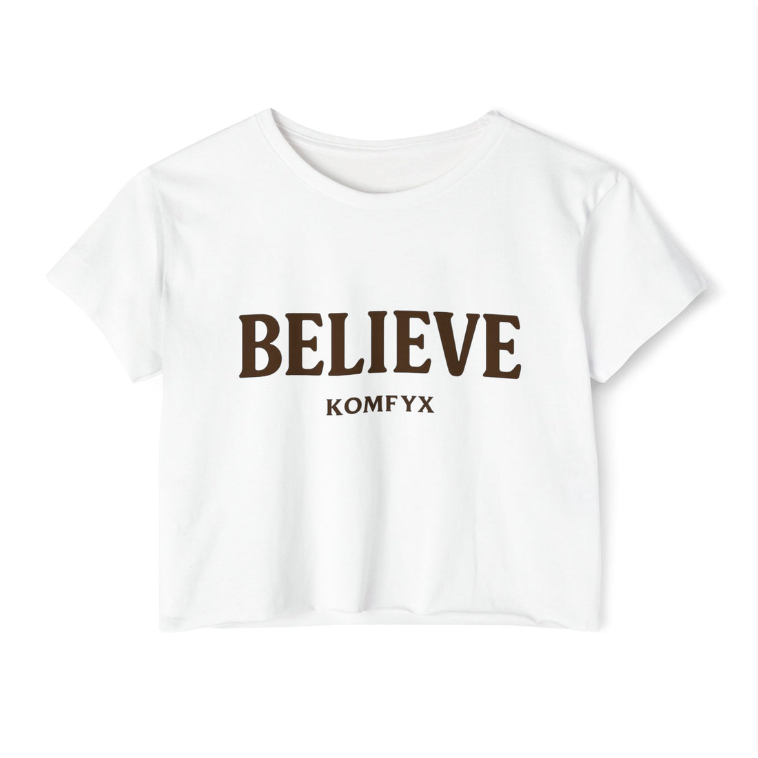 Believe KOMFYX - Women's Festival Crop Top