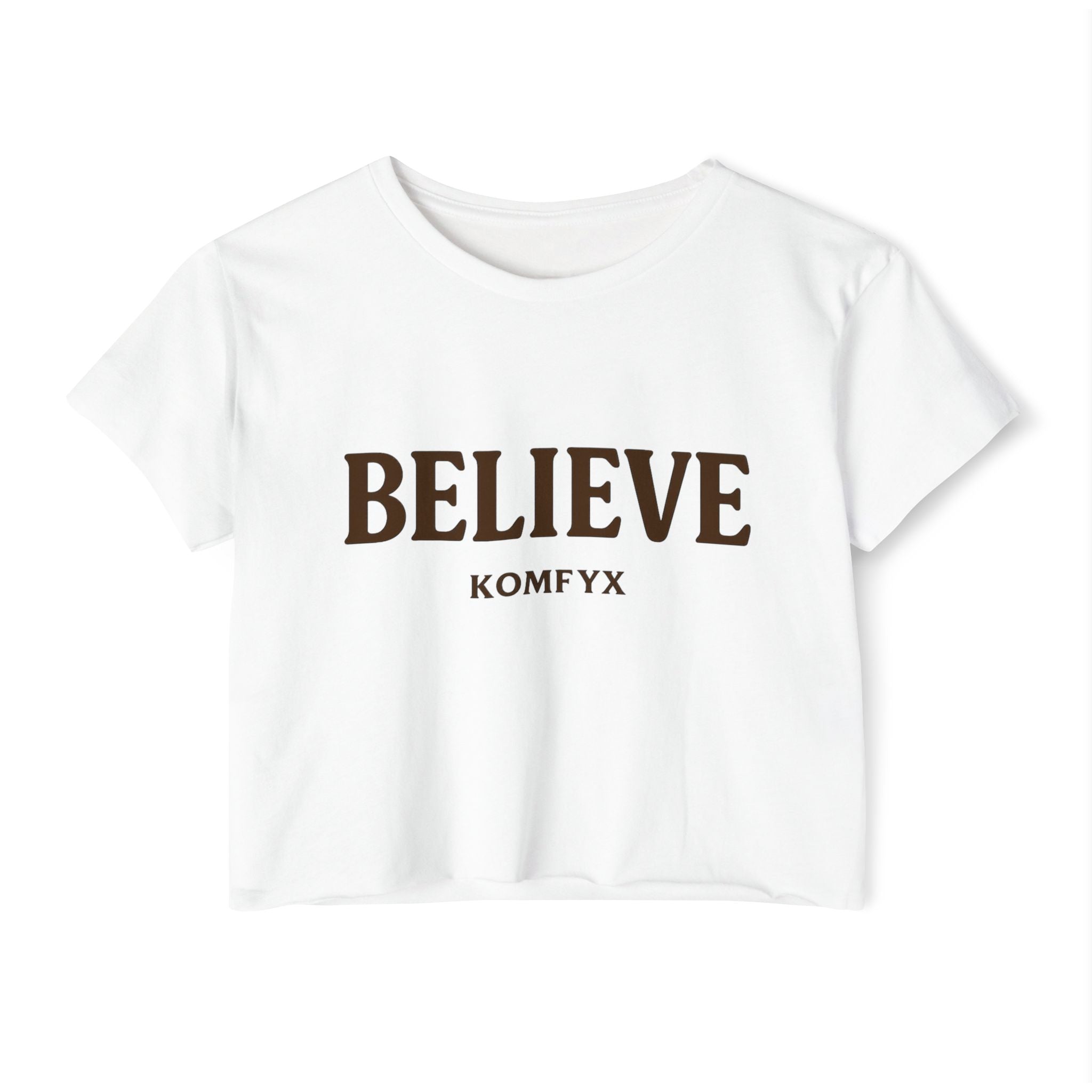 Believe KOMFYX - Women's Festival Crop Top