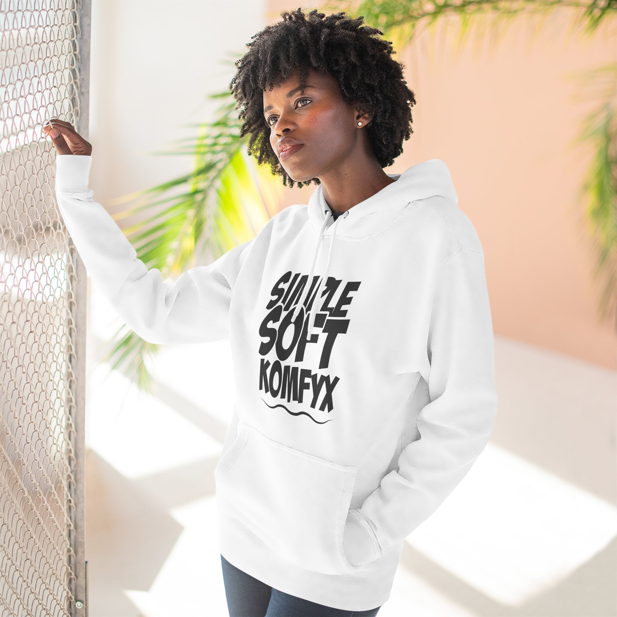 Simple Soft KomfyX - Three-Panel Fleece Hoodie