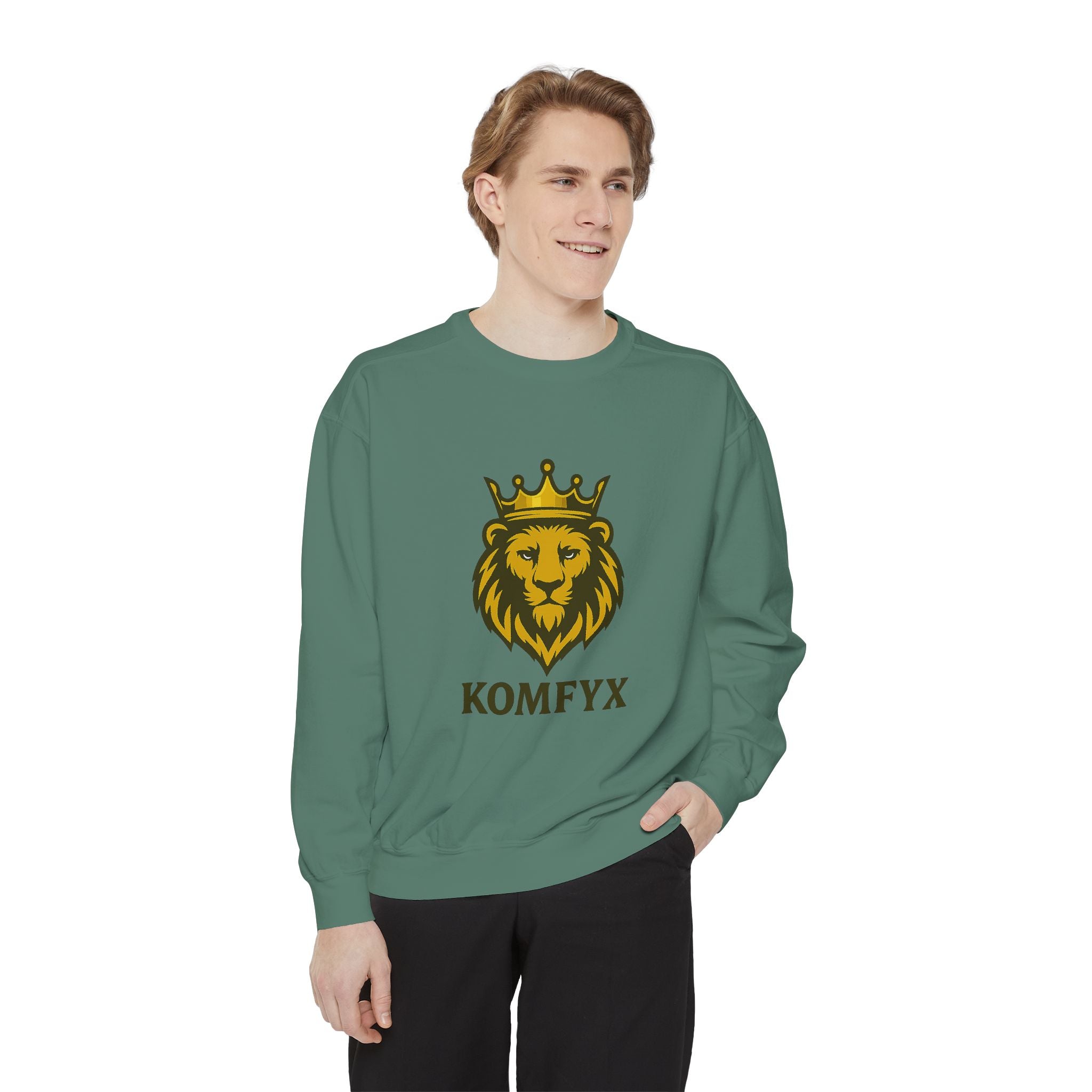 KOMFYX Lion - Garment-Dyed Sweatshirt