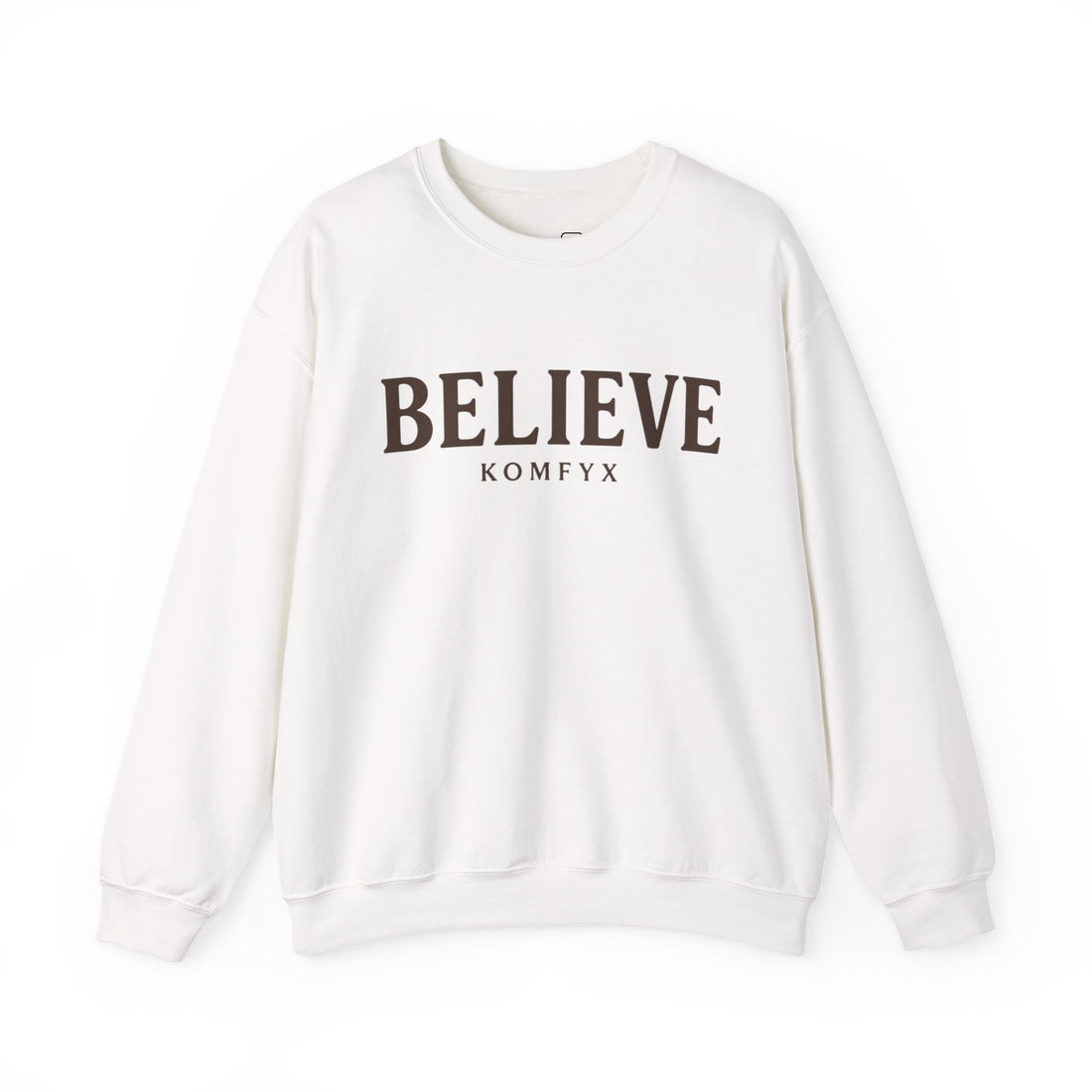 BELIEVE | Unisex Heavy Blend™ Crewneck Sweatshirt by KOMFYX