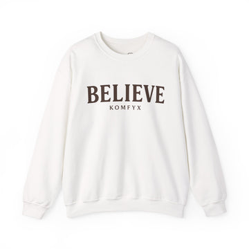 BELIEVE | Unisex Heavy Blend™ Crewneck Sweatshirt by KOMFYX
