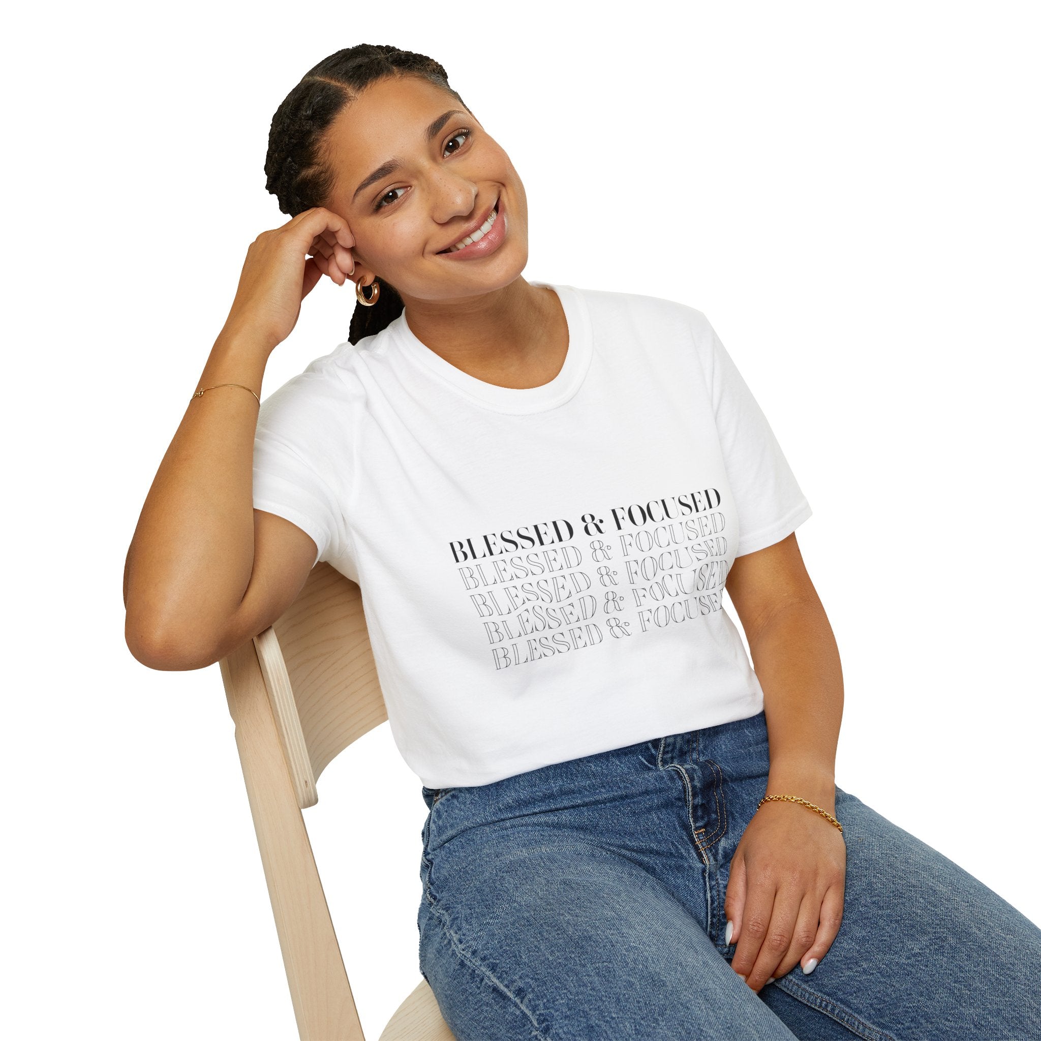 Blessed & Focused -  Soft style T-Shirt