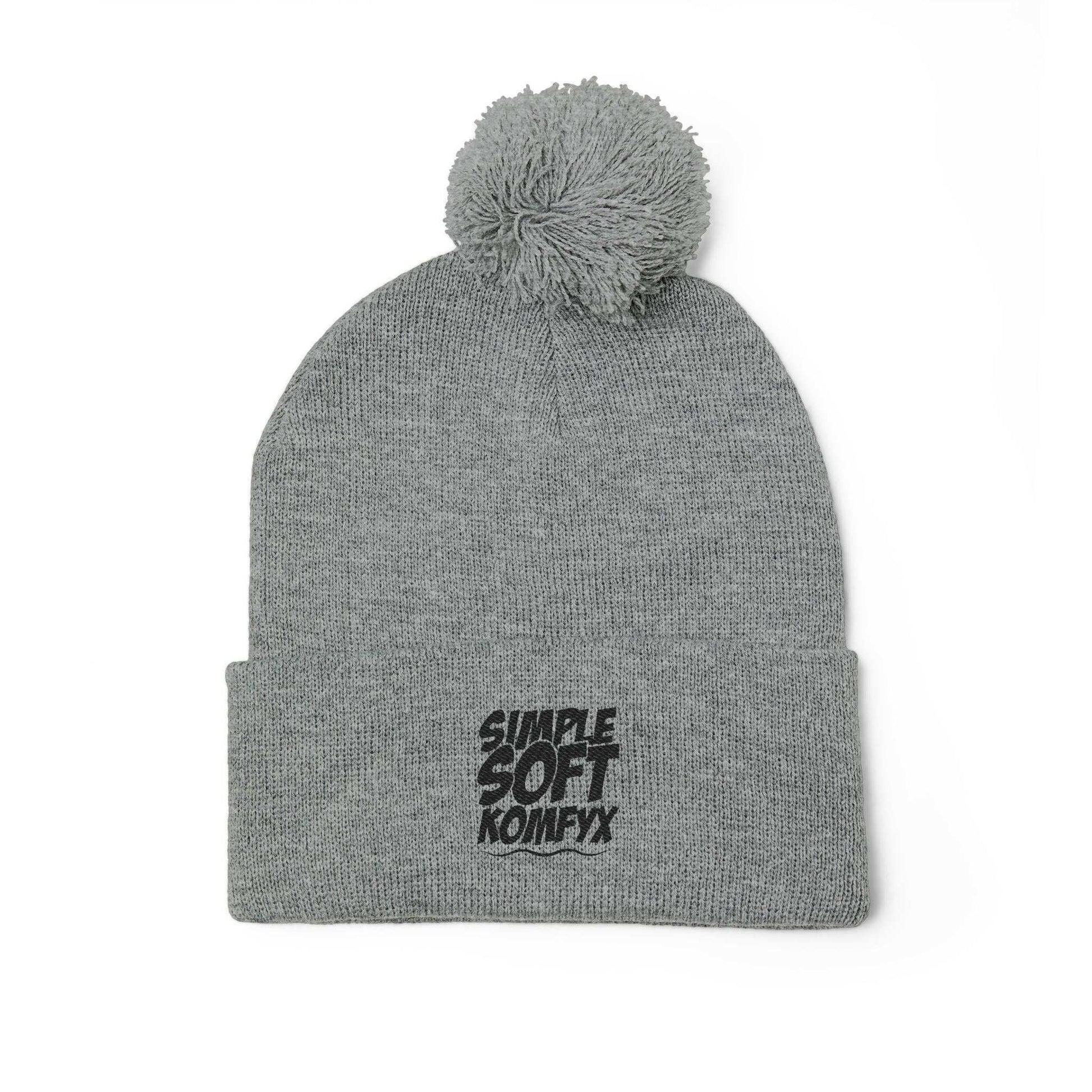 Simple Soft KomfyX - Pom-Pom Knit Cap