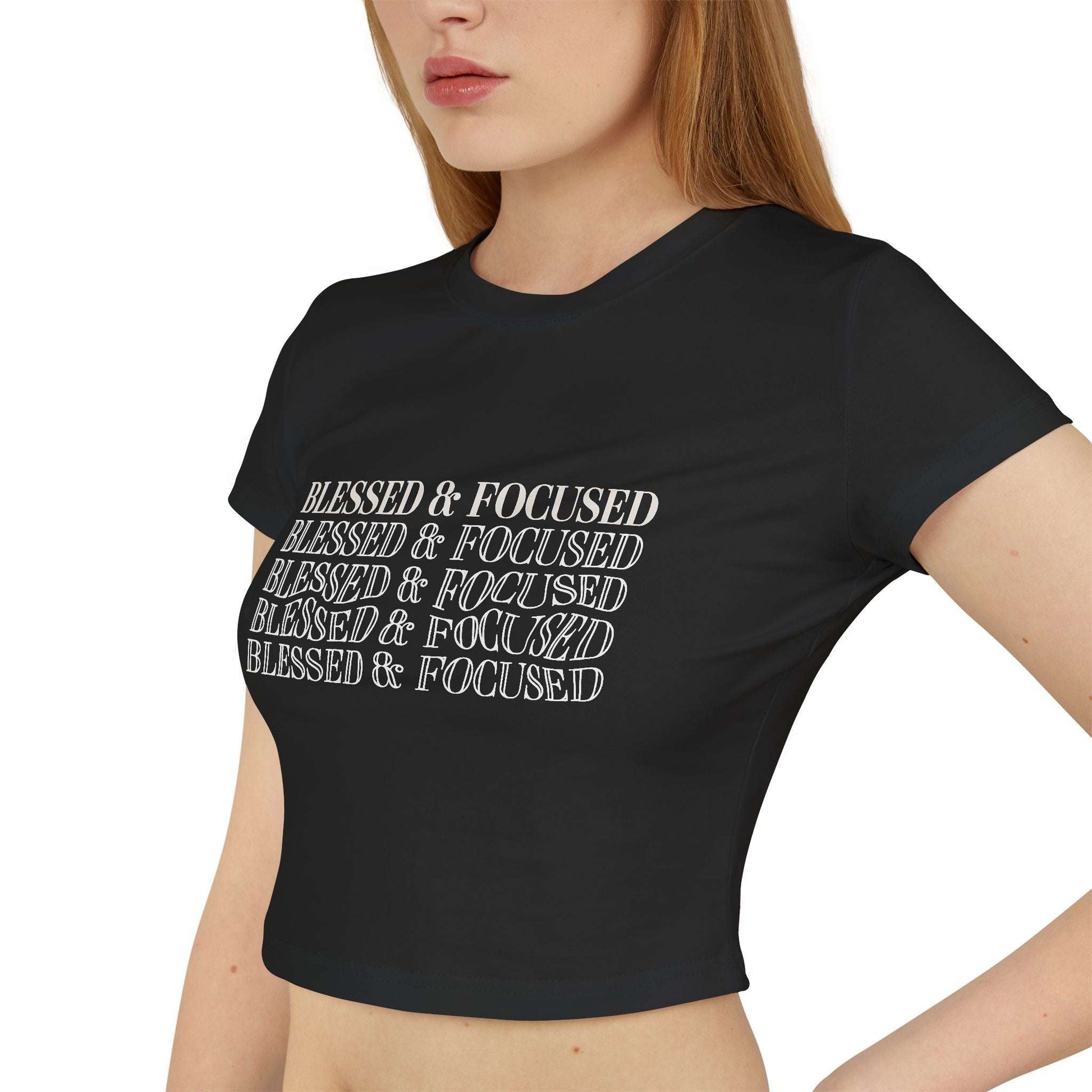 Blessed & Focused - Women's Baby Tee
