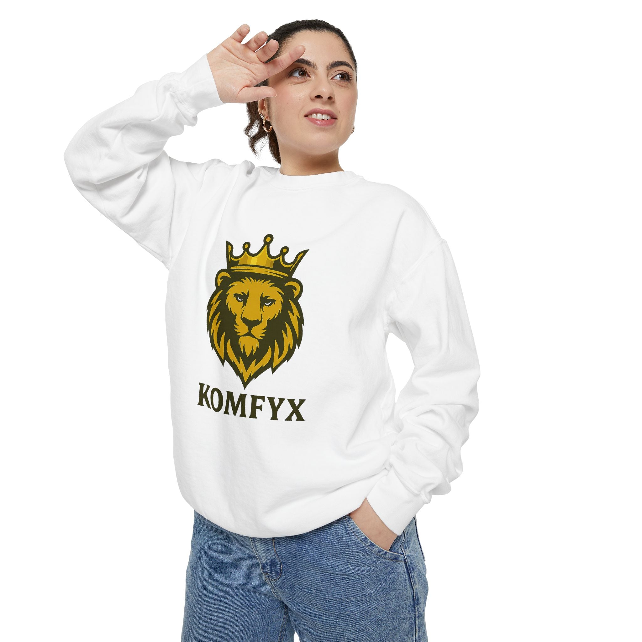 KOMFYX Lion - Garment-Dyed Sweatshirt