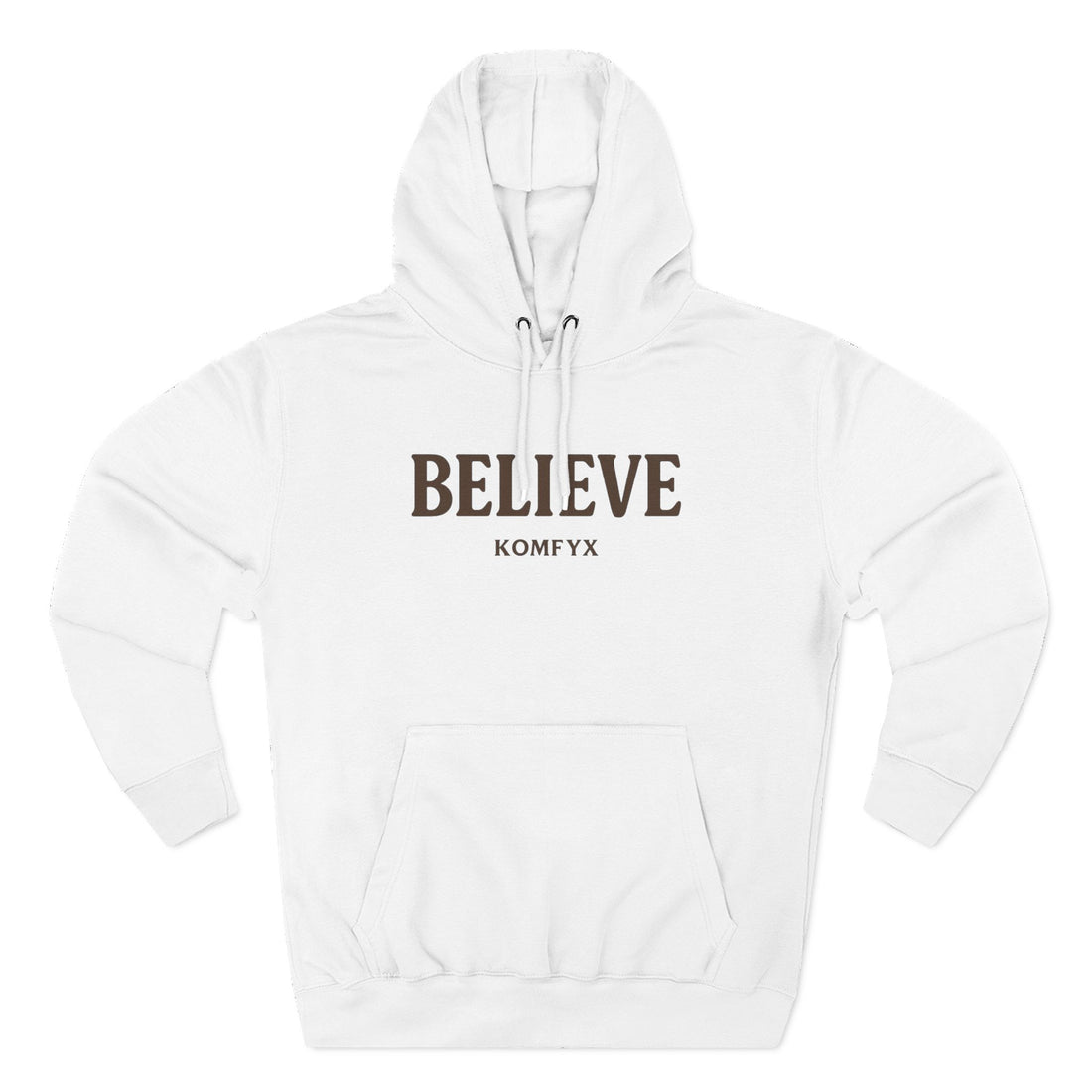 Believe - Three-Panel Fleece Hoodie