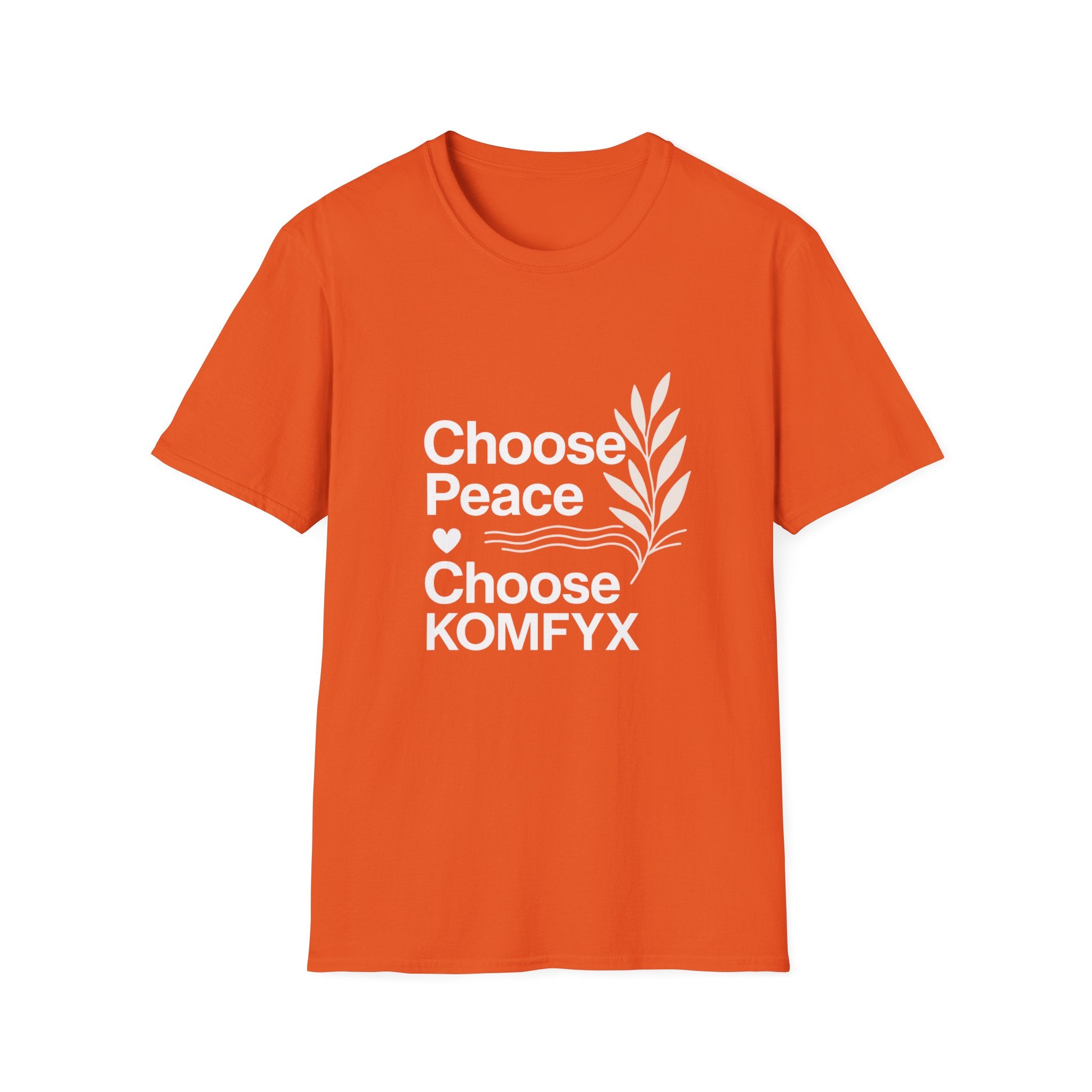 Choose Peace, Choose KOMFYX - Soft Style T-Shirt