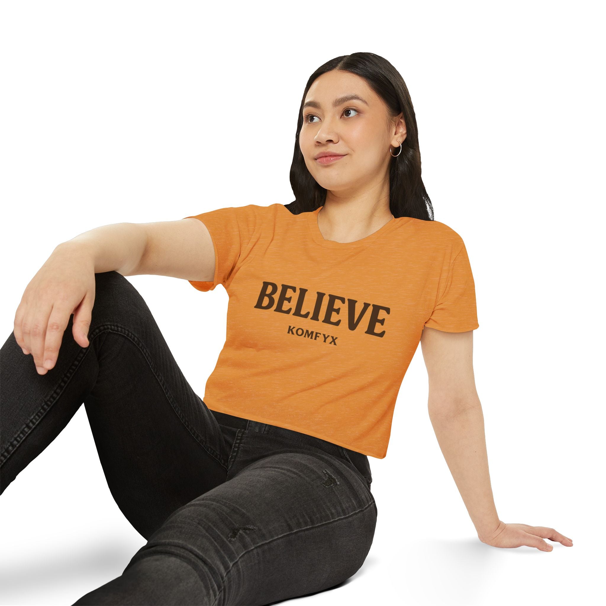 Believe KOMFYX - Women's Festival Crop Top