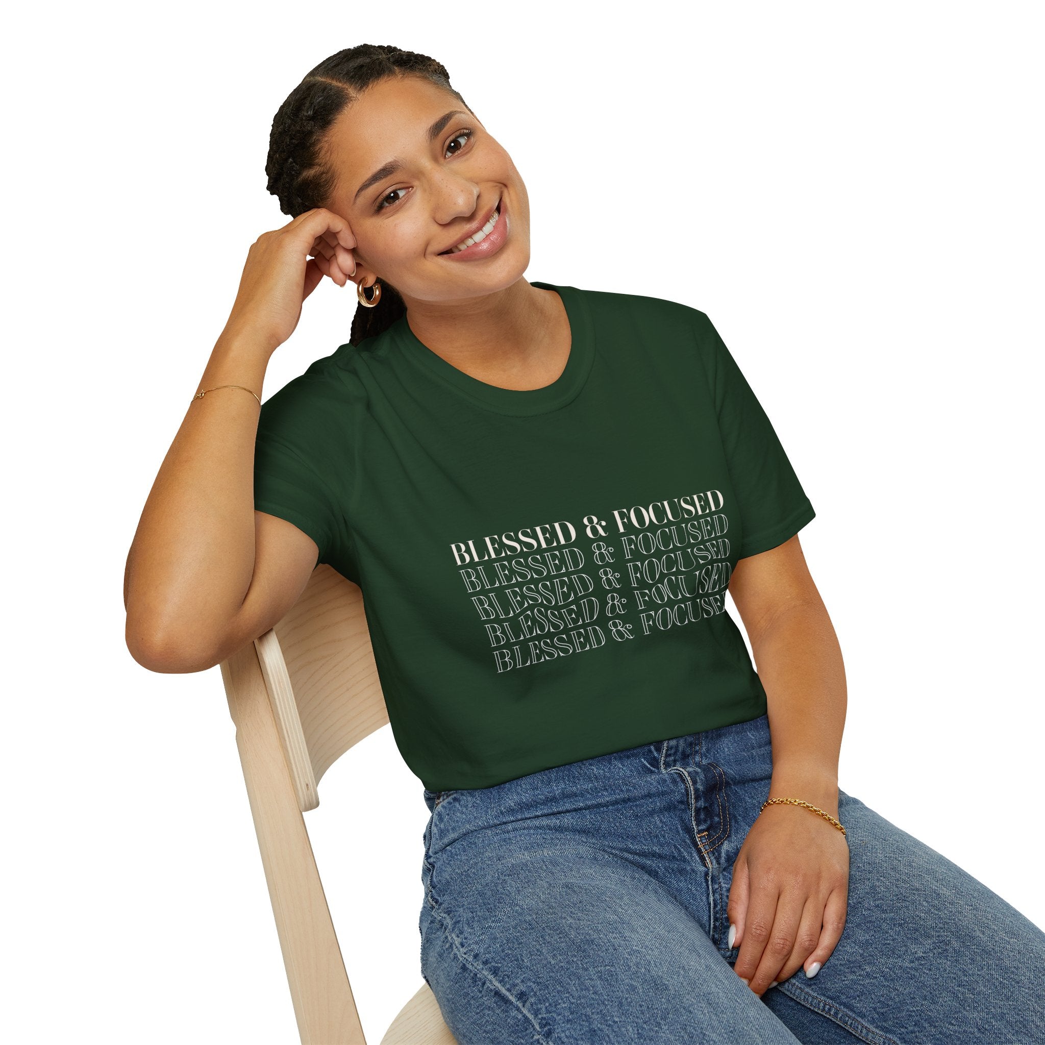 Blessed & Focused -  Soft style T-Shirt