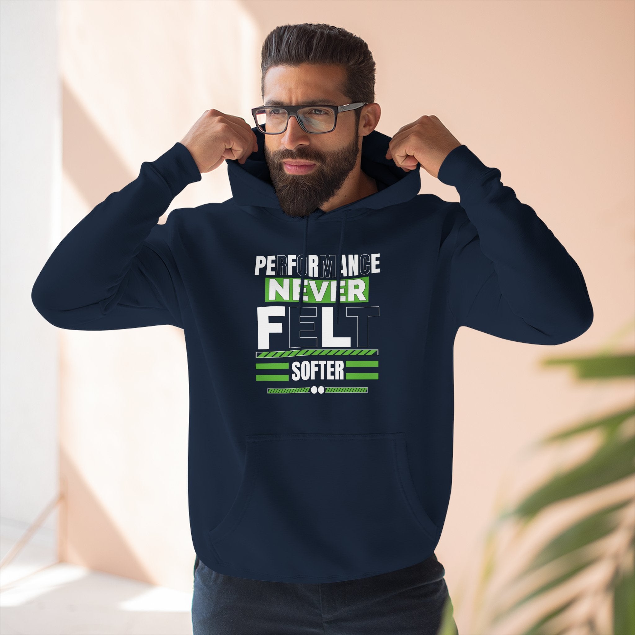 Performance Never Felt Softer - Three-Panel Fleece Hoodie