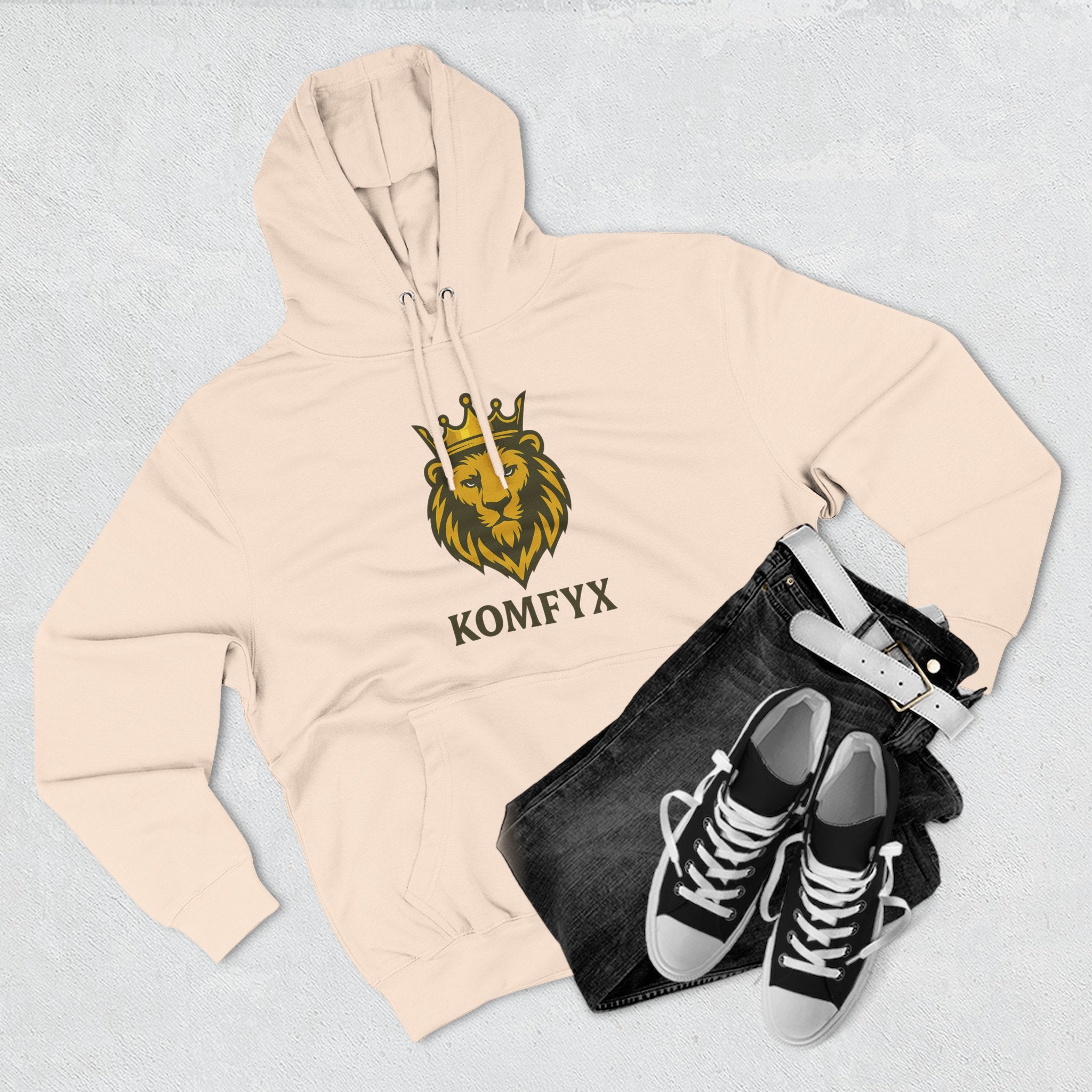 KomfyX - Three-Panel Fleece Hoodie