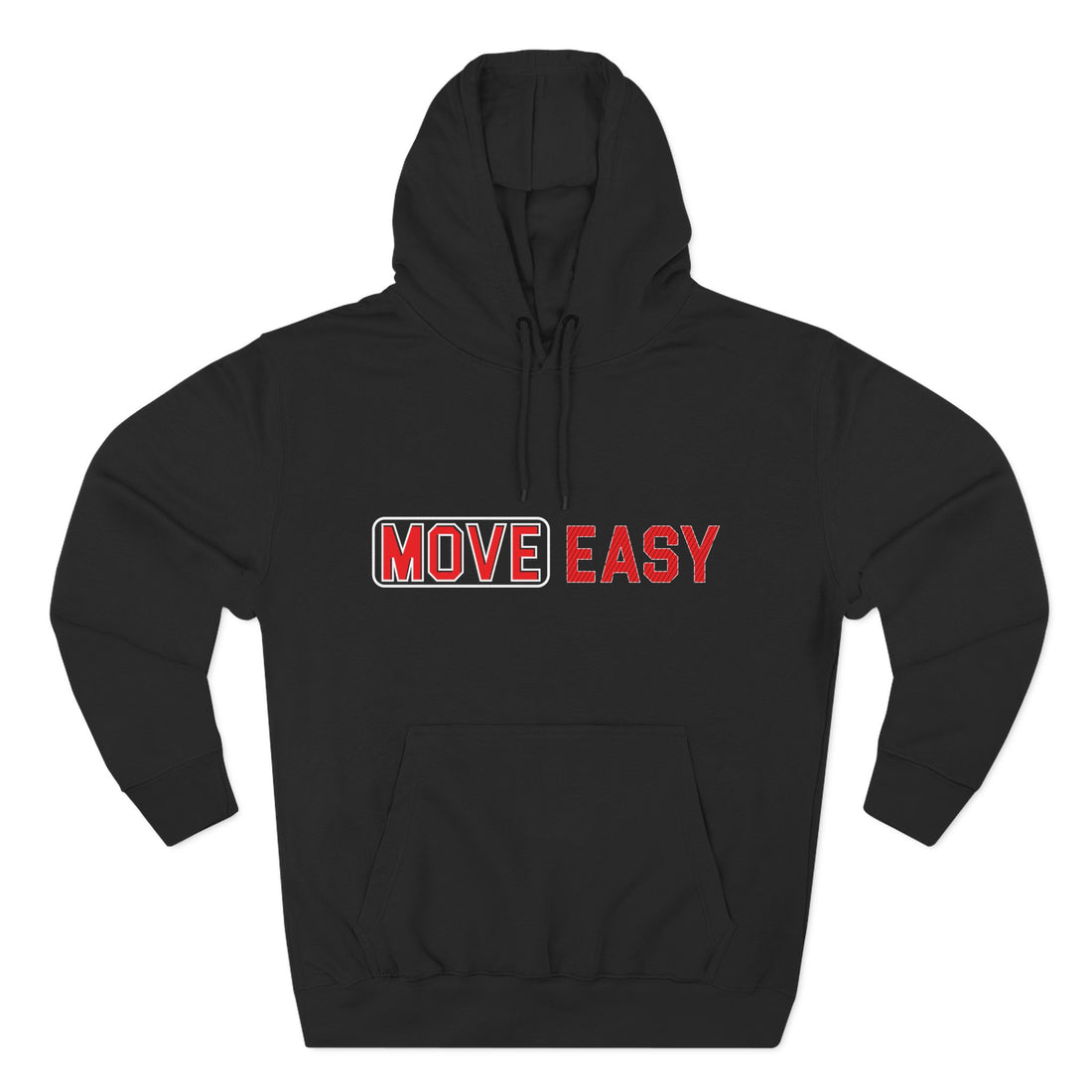 Move Easy - Stylish Three-Panel Fleece Hoodie