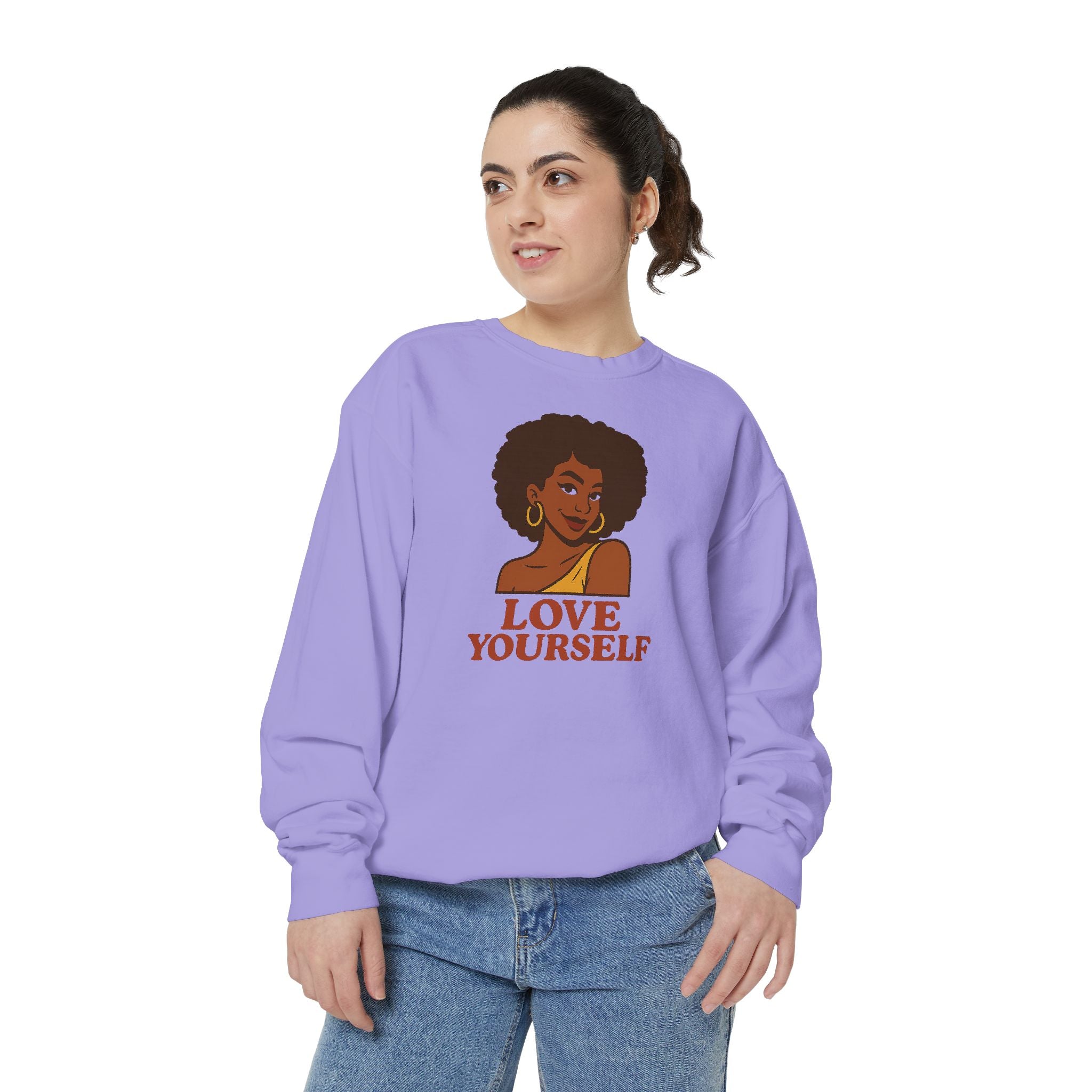 Love Yourself - Garment-Dyed Sweatshirt