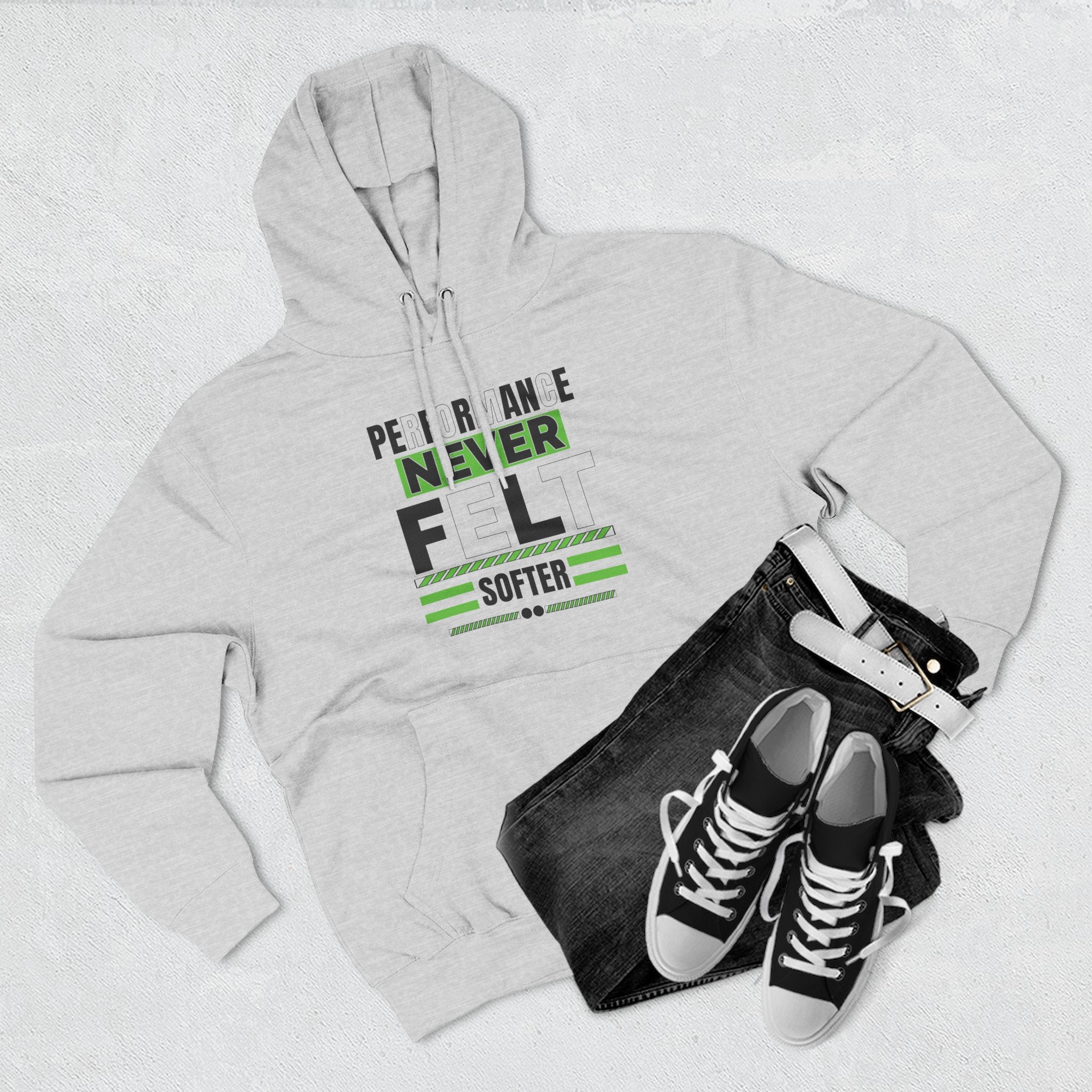 Performance Never Felt Softer - Three-Panel Fleece Hoodie