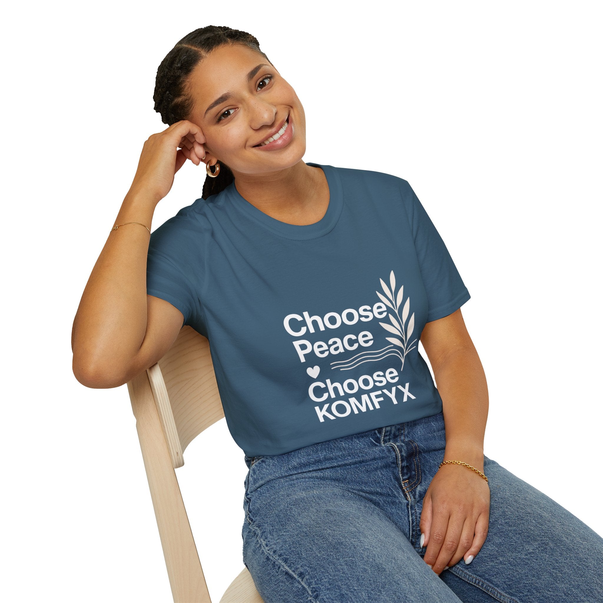 Choose Peace, Choose KOMFYX - Soft Style T-Shirt