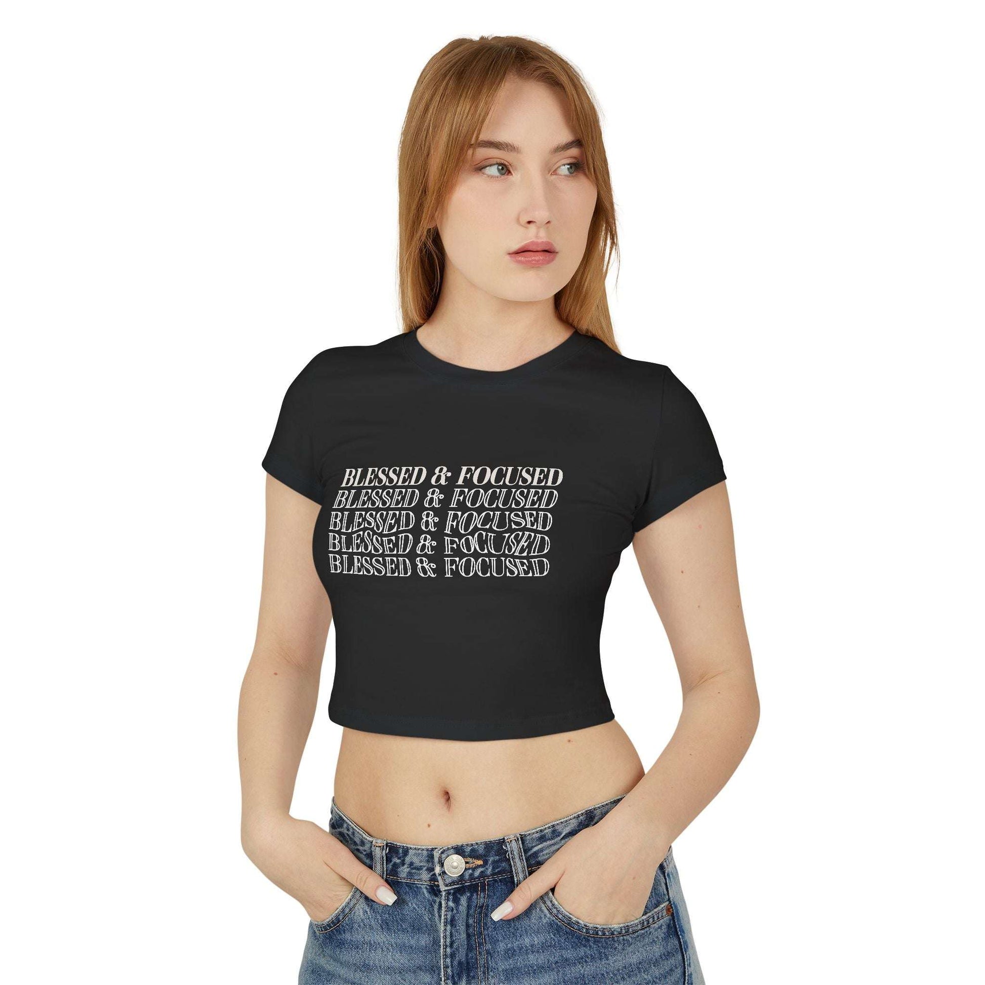 Blessed & Focused - Women's Baby Tee