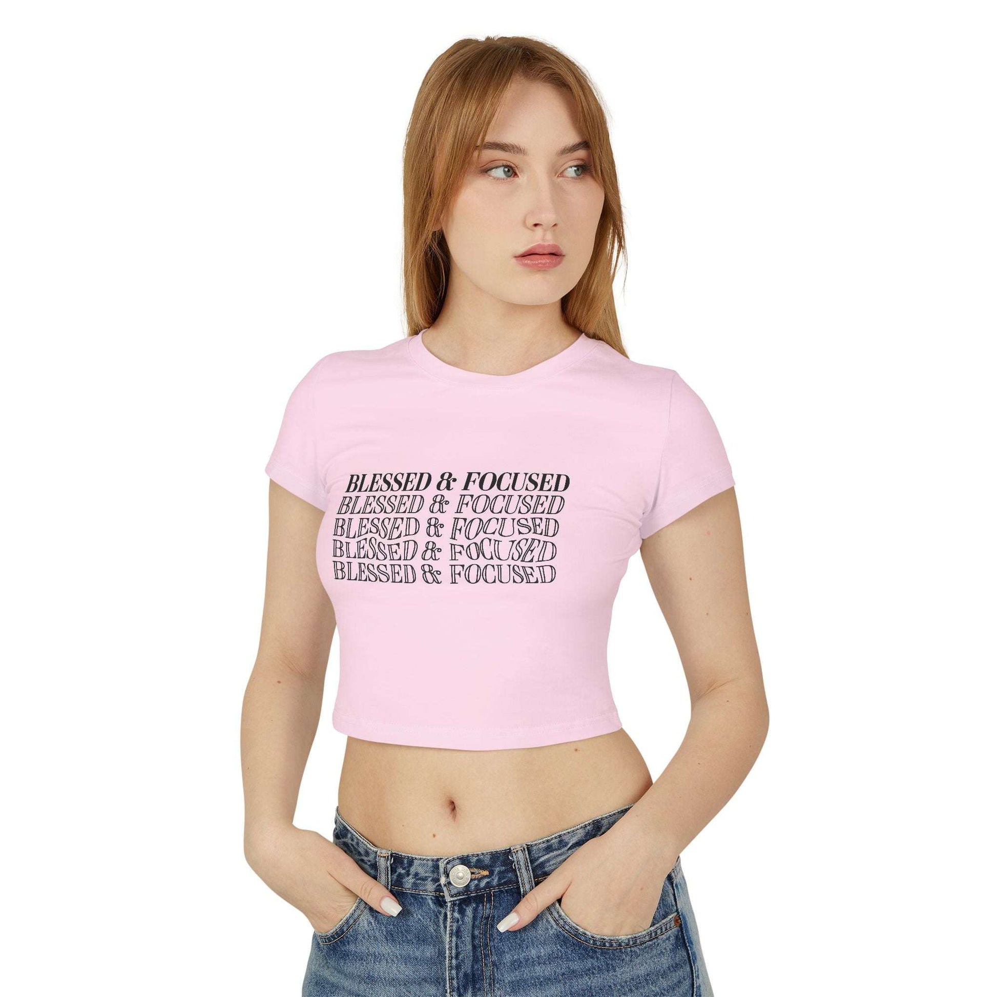 Blessed & Focused - Women's Baby Tee