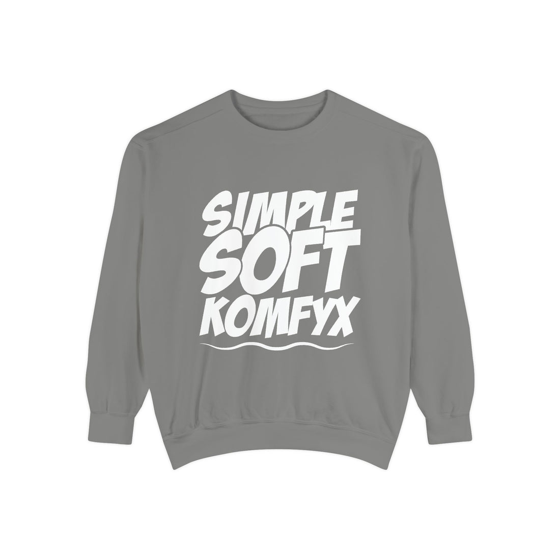 Simple Soft KomfyX - Garment-Dyed Sweatshirt