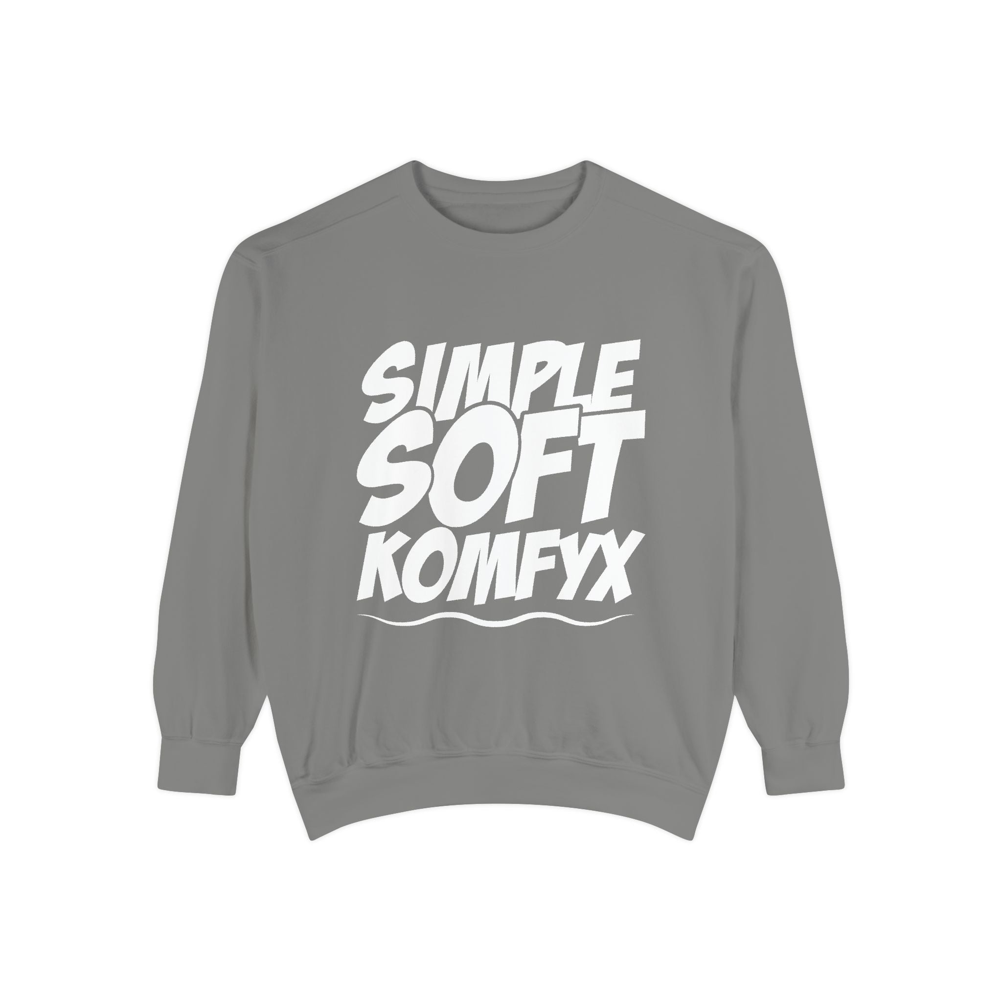 Simple Soft KomfyX - Garment-Dyed Sweatshirt