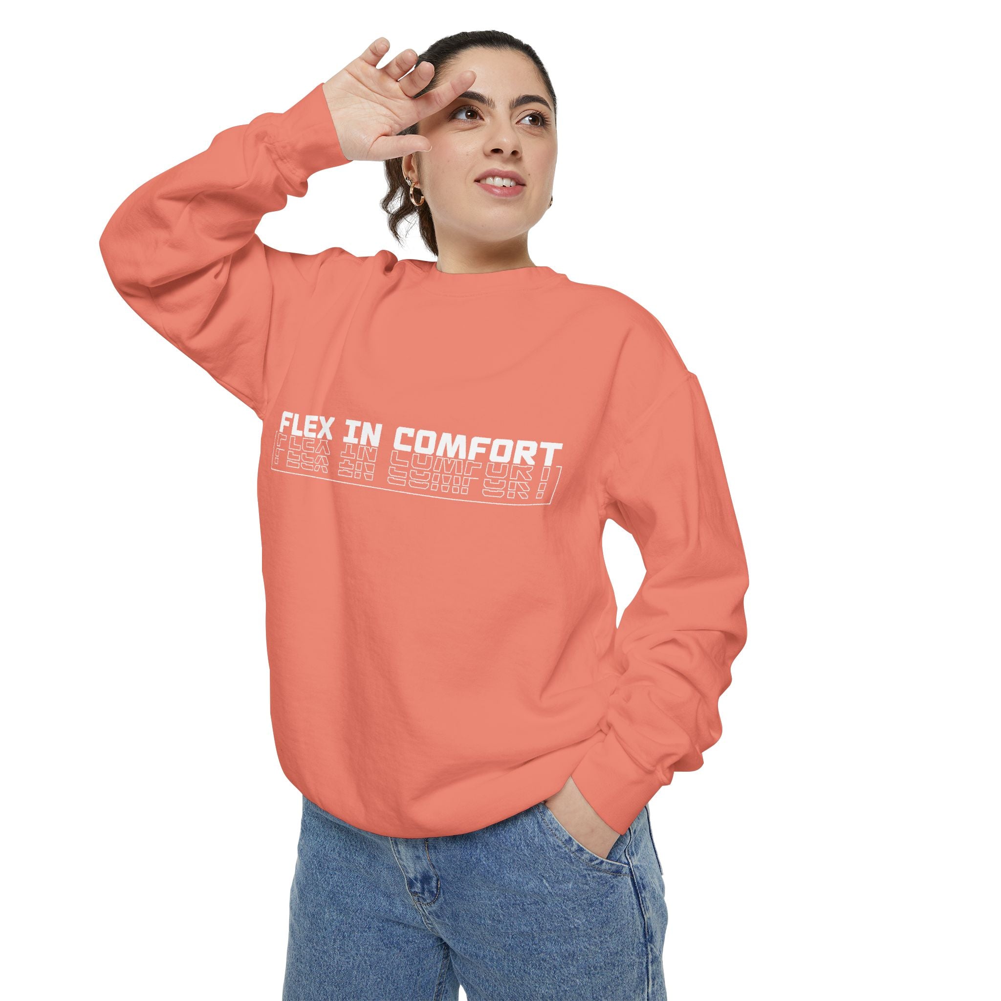 Flex In Comfort - Garment-Dyed Sweatshirt