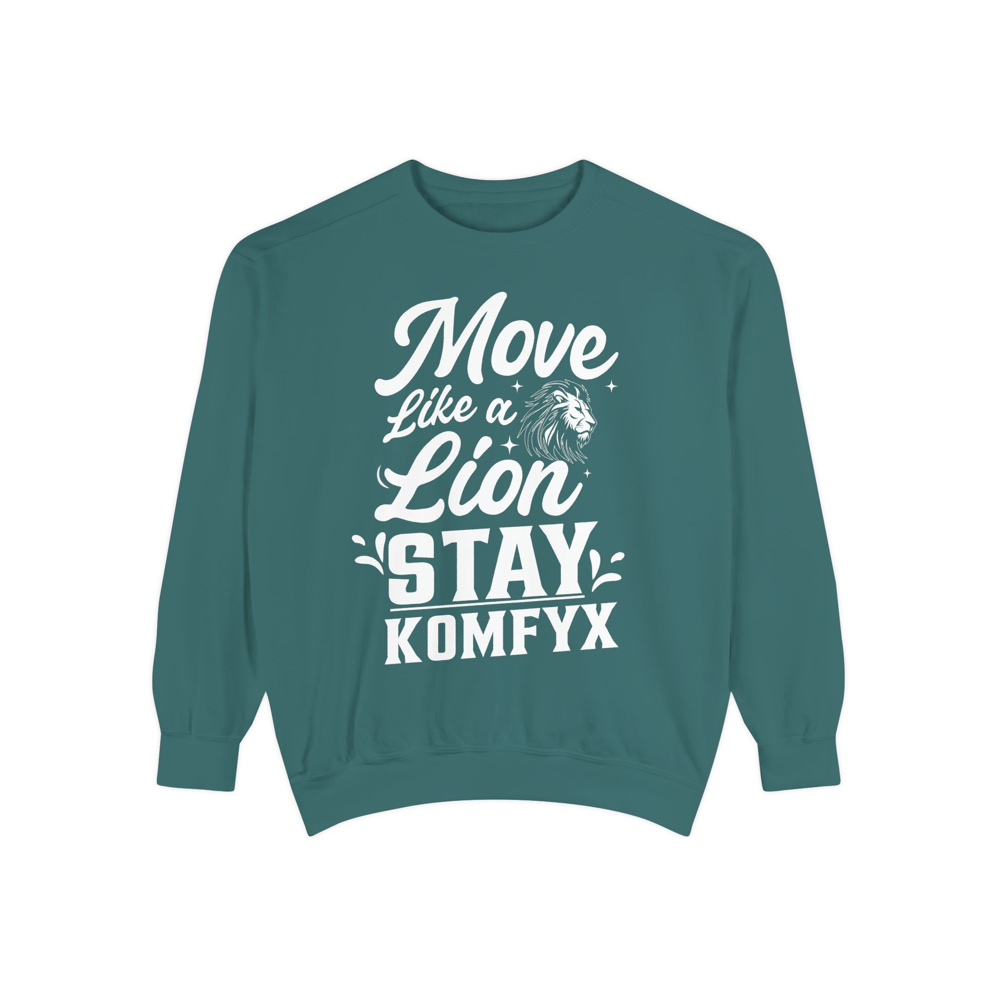 Move like a lion - Garment-Dyed Sweatshirt