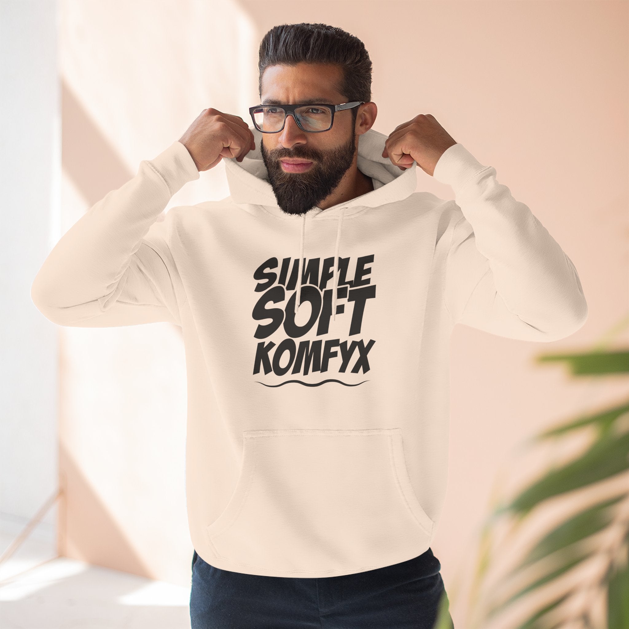 Simple Soft KomfyX - Three-Panel Fleece Hoodie