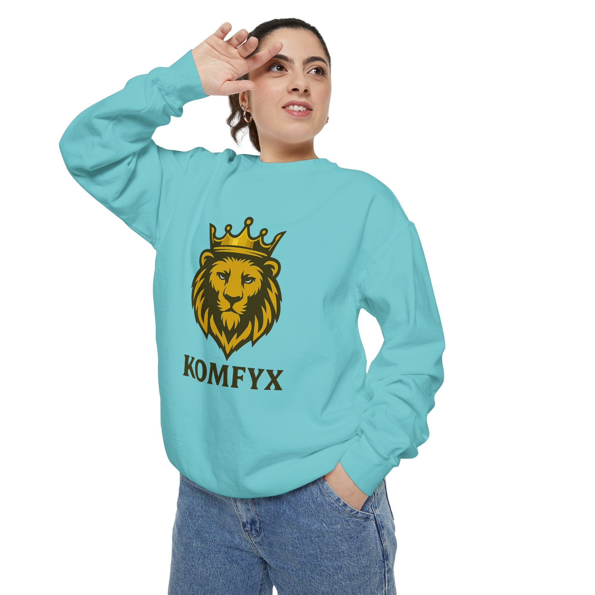 KOMFYX Lion - Garment-Dyed Sweatshirt