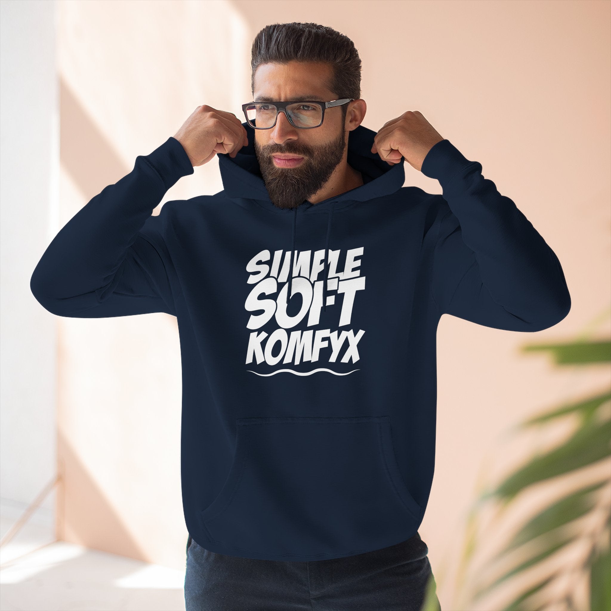 Simple Soft KomfyX - Three-Panel Fleece Hoodie