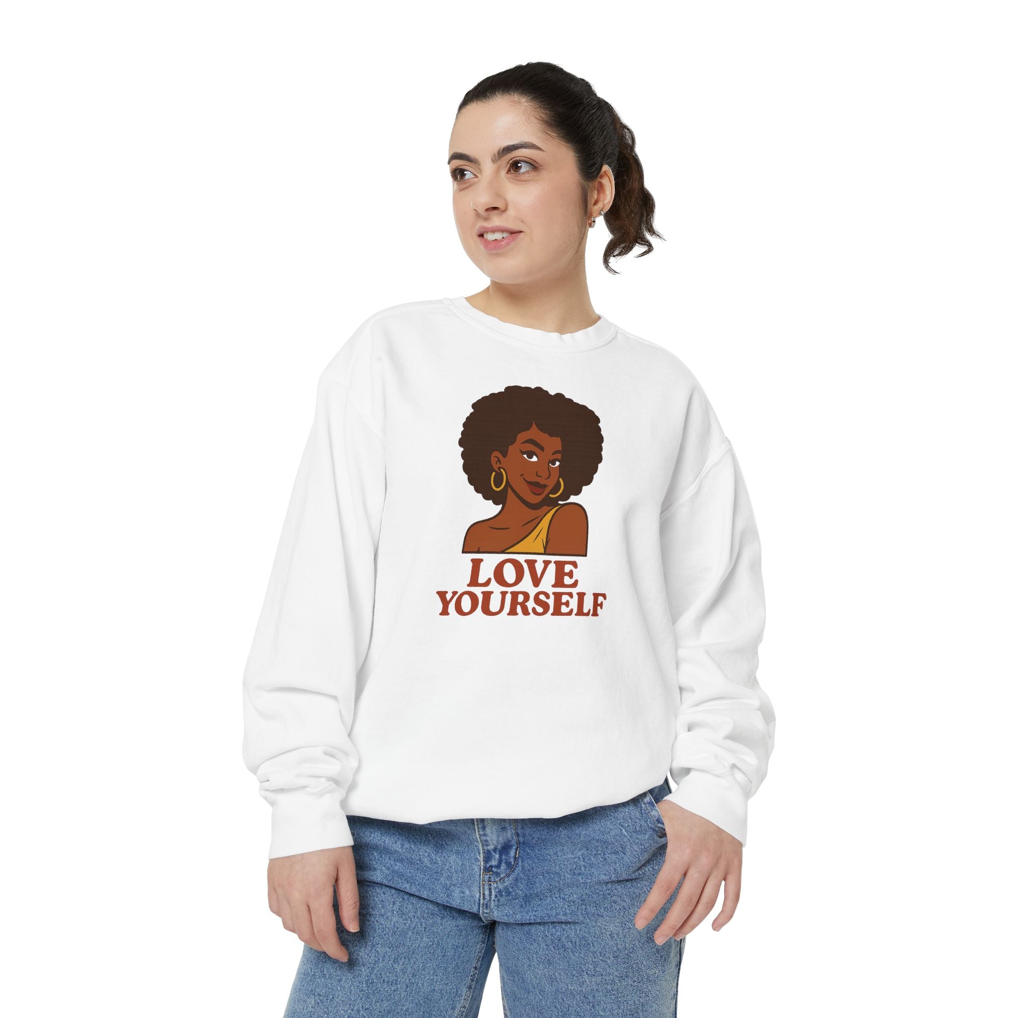 Love Yourself - Garment-Dyed Sweatshirt