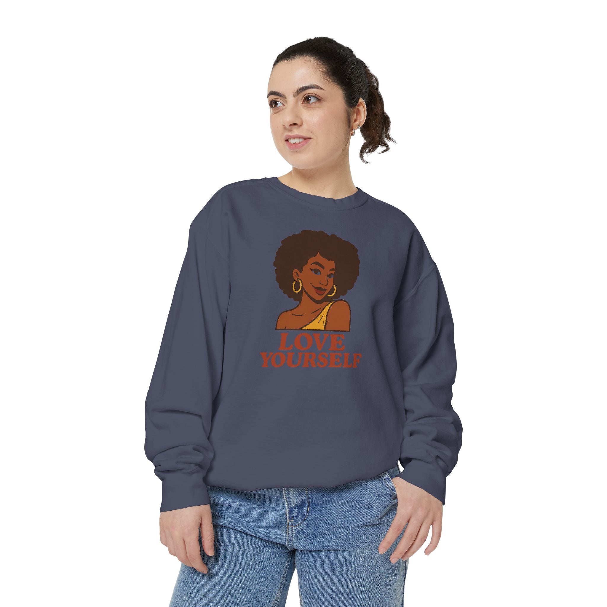 Love Yourself - Garment-Dyed Sweatshirt