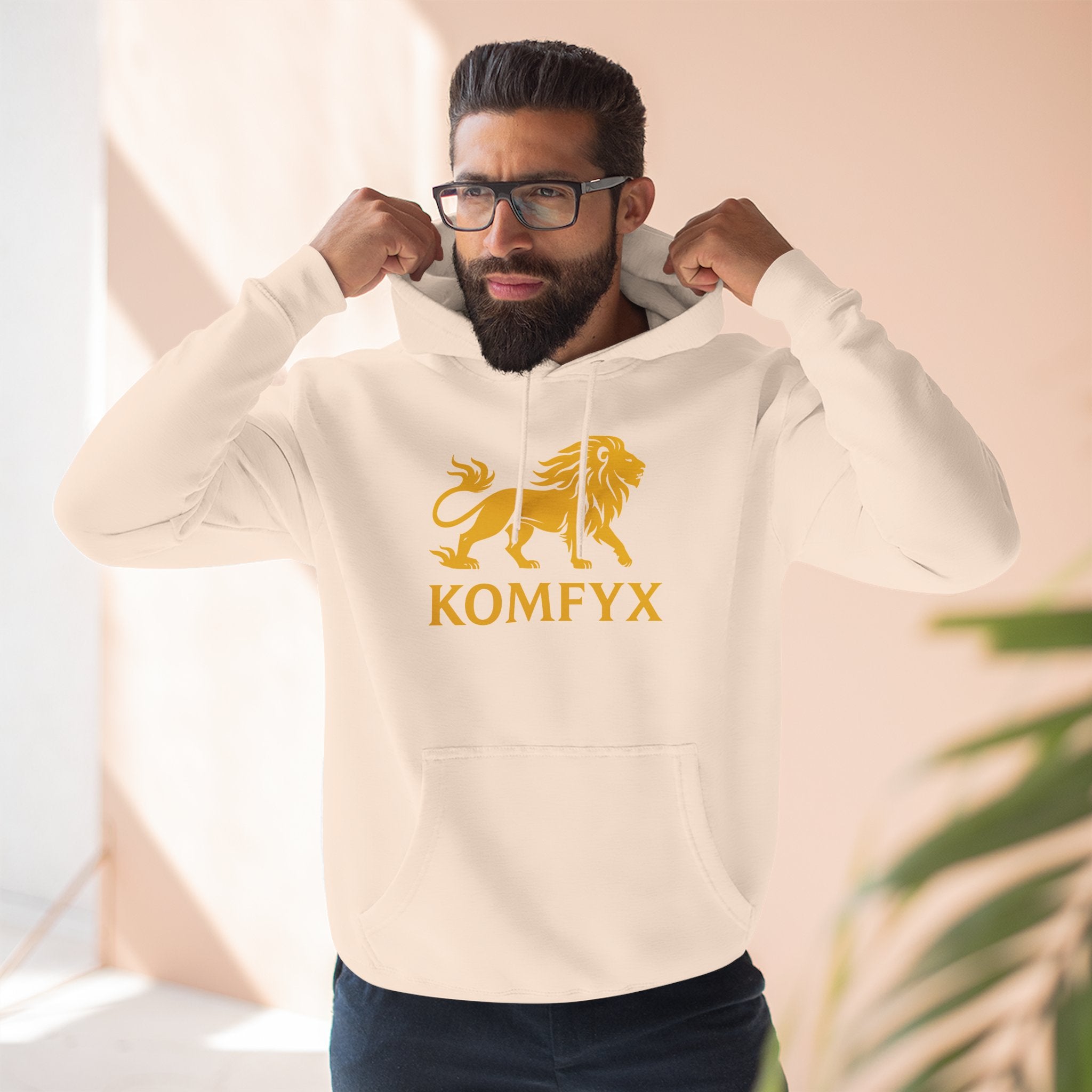 KomfyX - Three-Panel Fleece Hoodie
