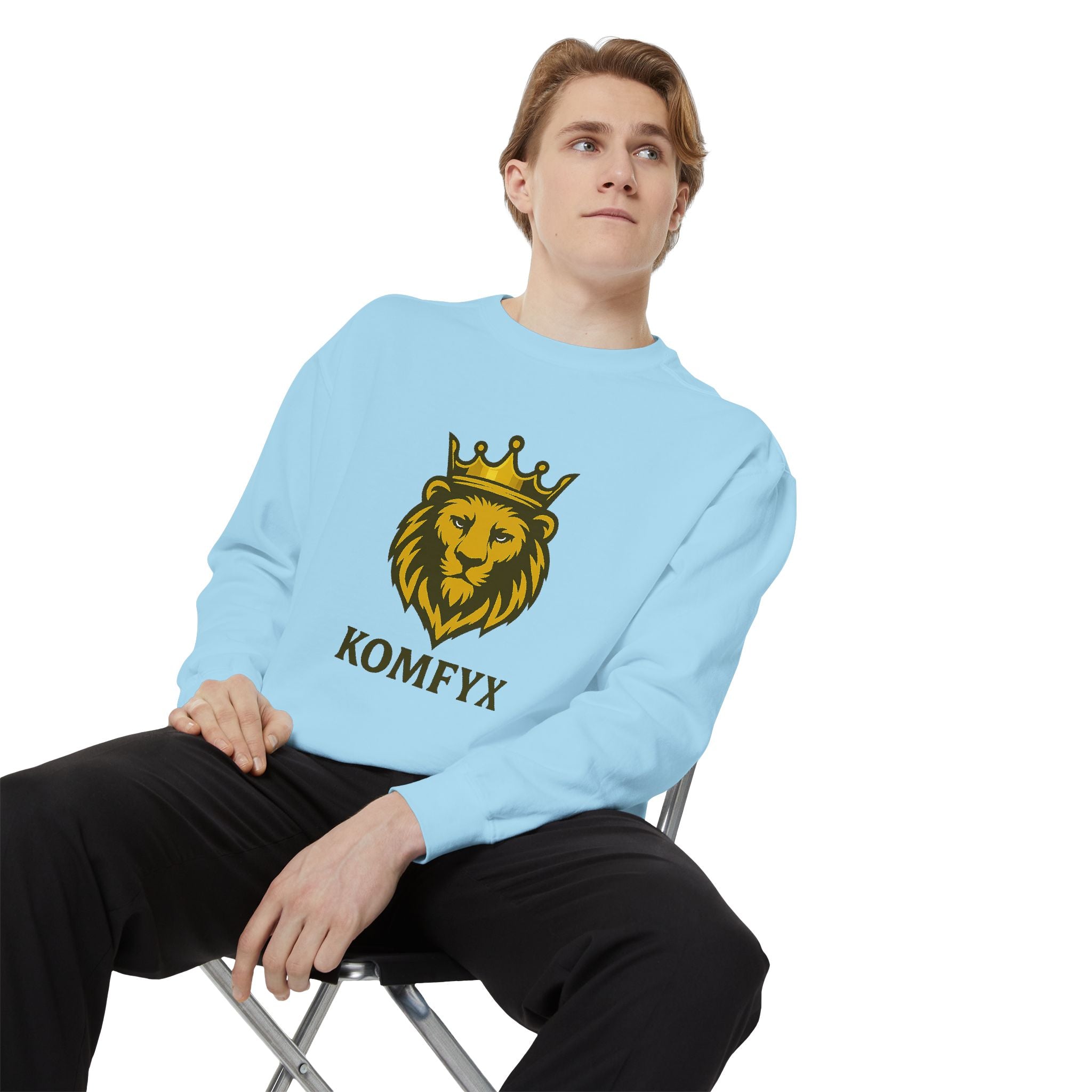 KOMFYX Lion - Garment-Dyed Sweatshirt