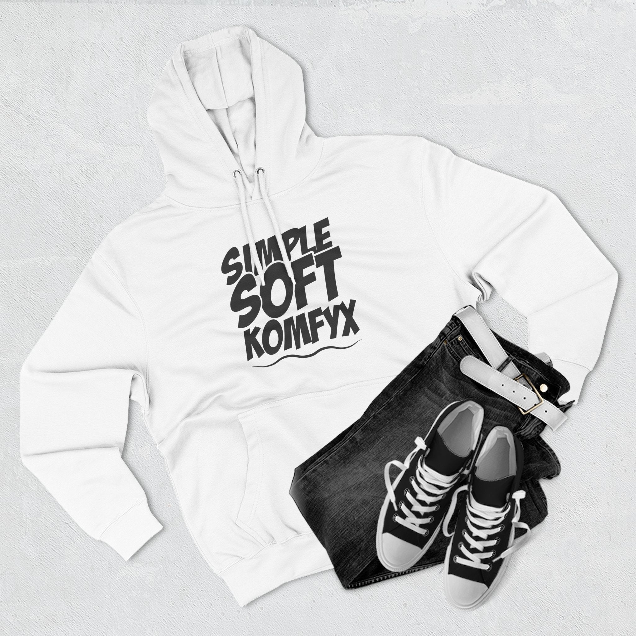 Simple Soft KomfyX - Three-Panel Fleece Hoodie