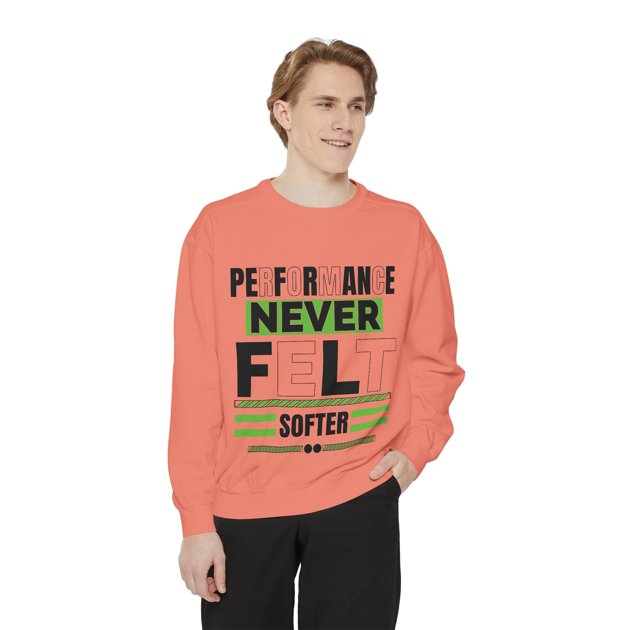 Performance Never Felt Softer - Garment-Dyed Sweatshirt