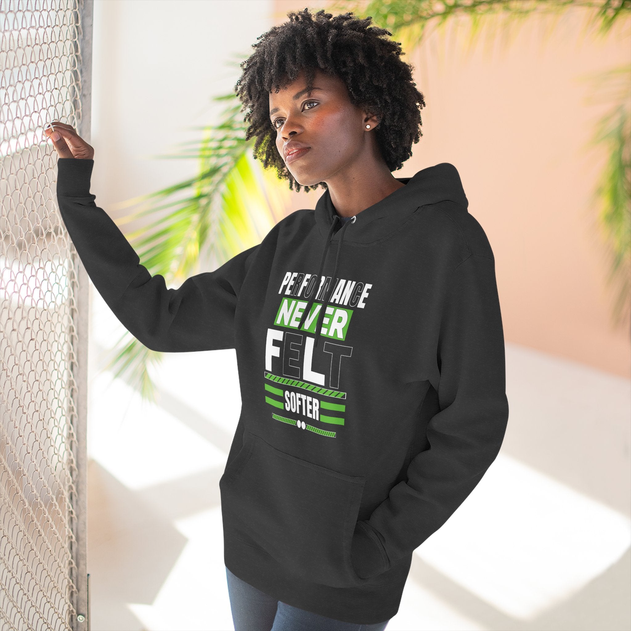 Performance Never Felt Softer - Three-Panel Fleece Hoodie