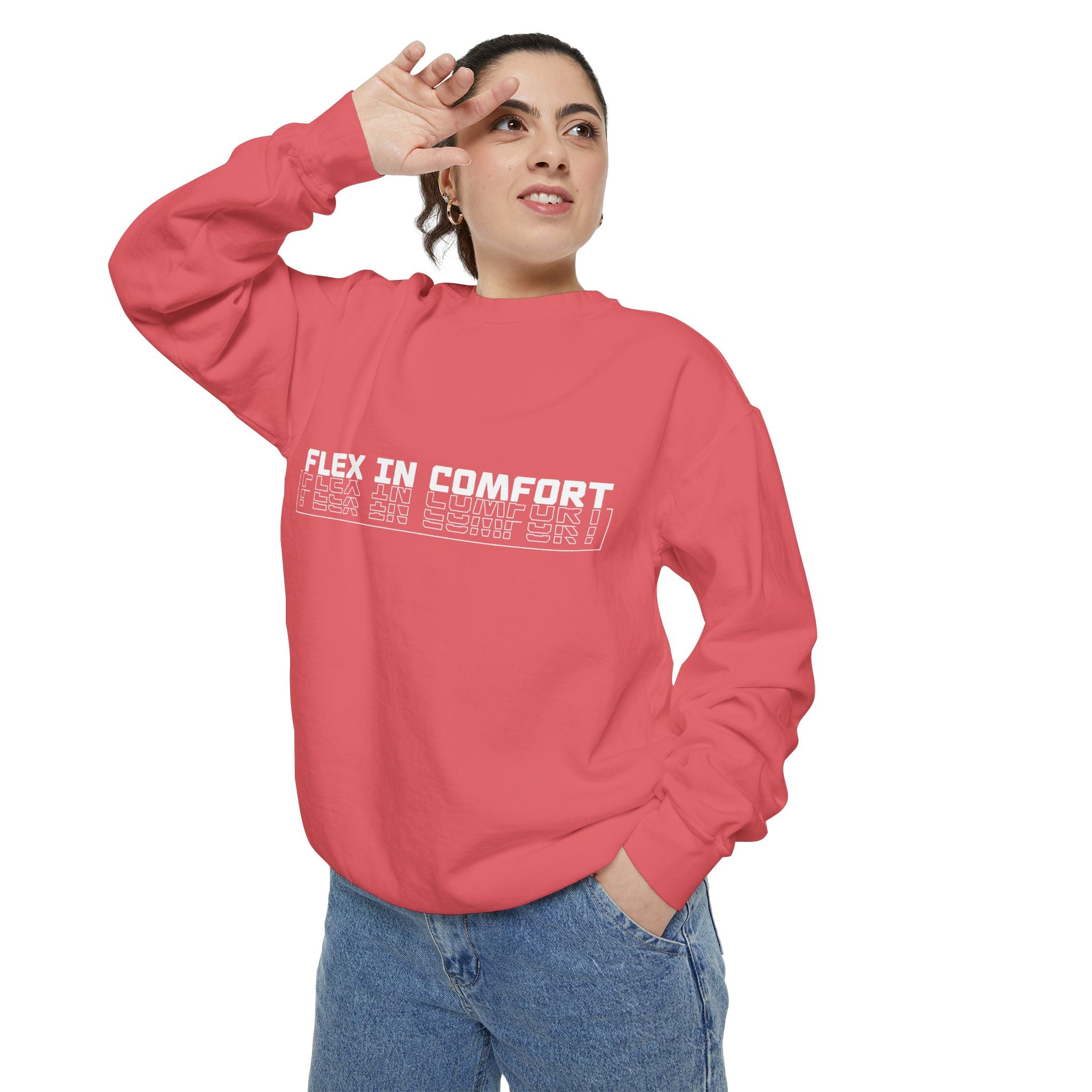 Flex In Comfort - Garment-Dyed Sweatshirt