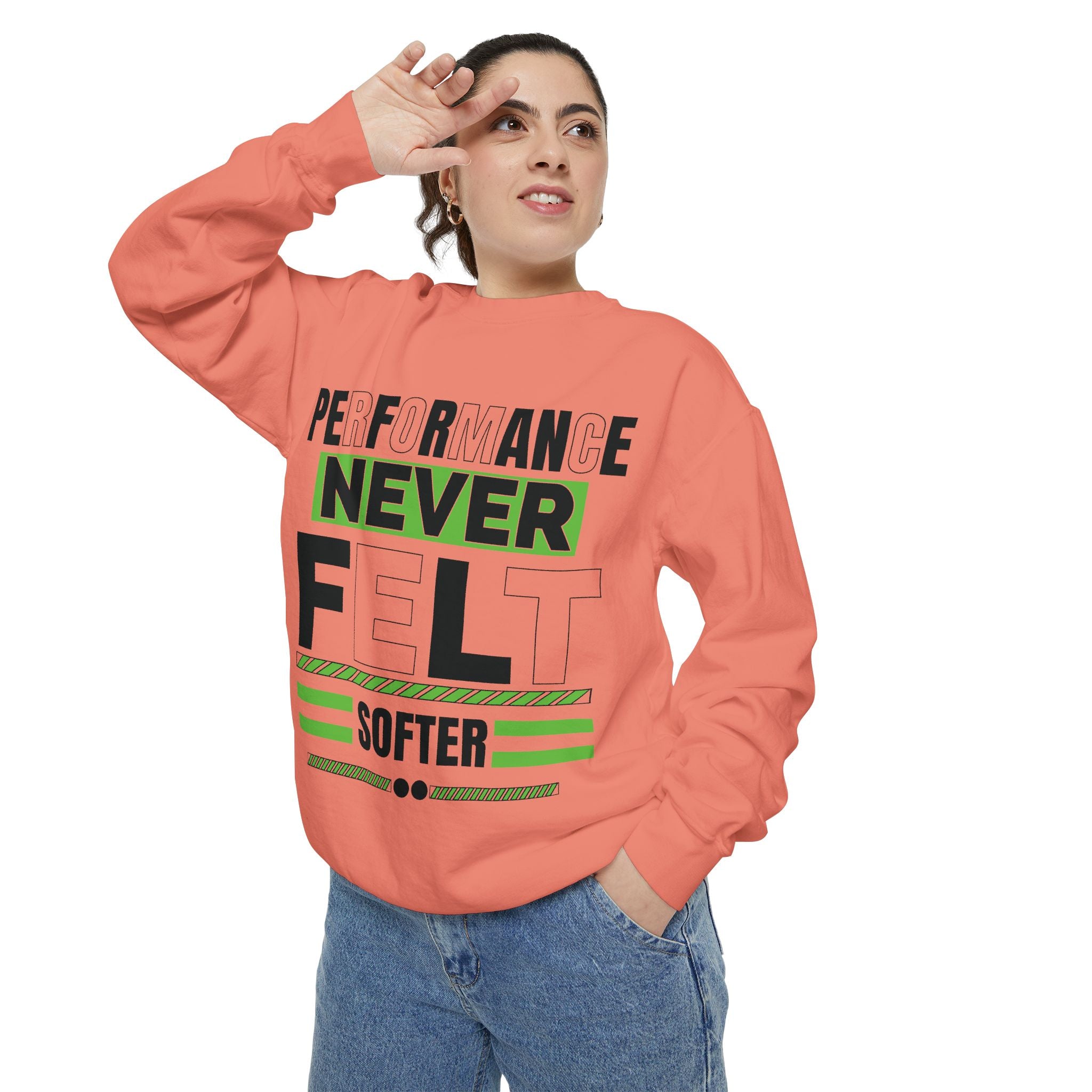 Performance Never Felt Softer - Garment-Dyed Sweatshirt