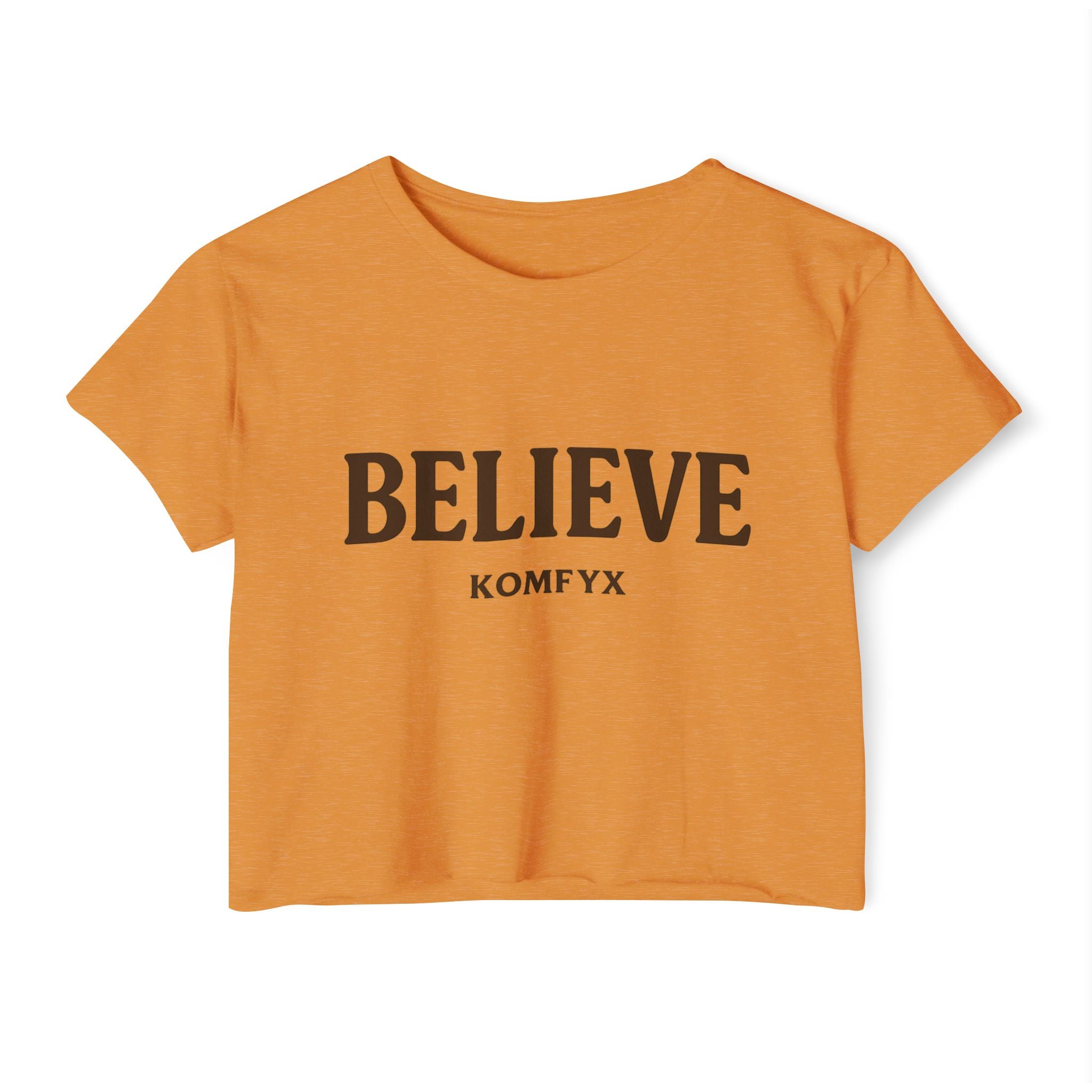 Believe KOMFYX - Women's Festival Crop Top