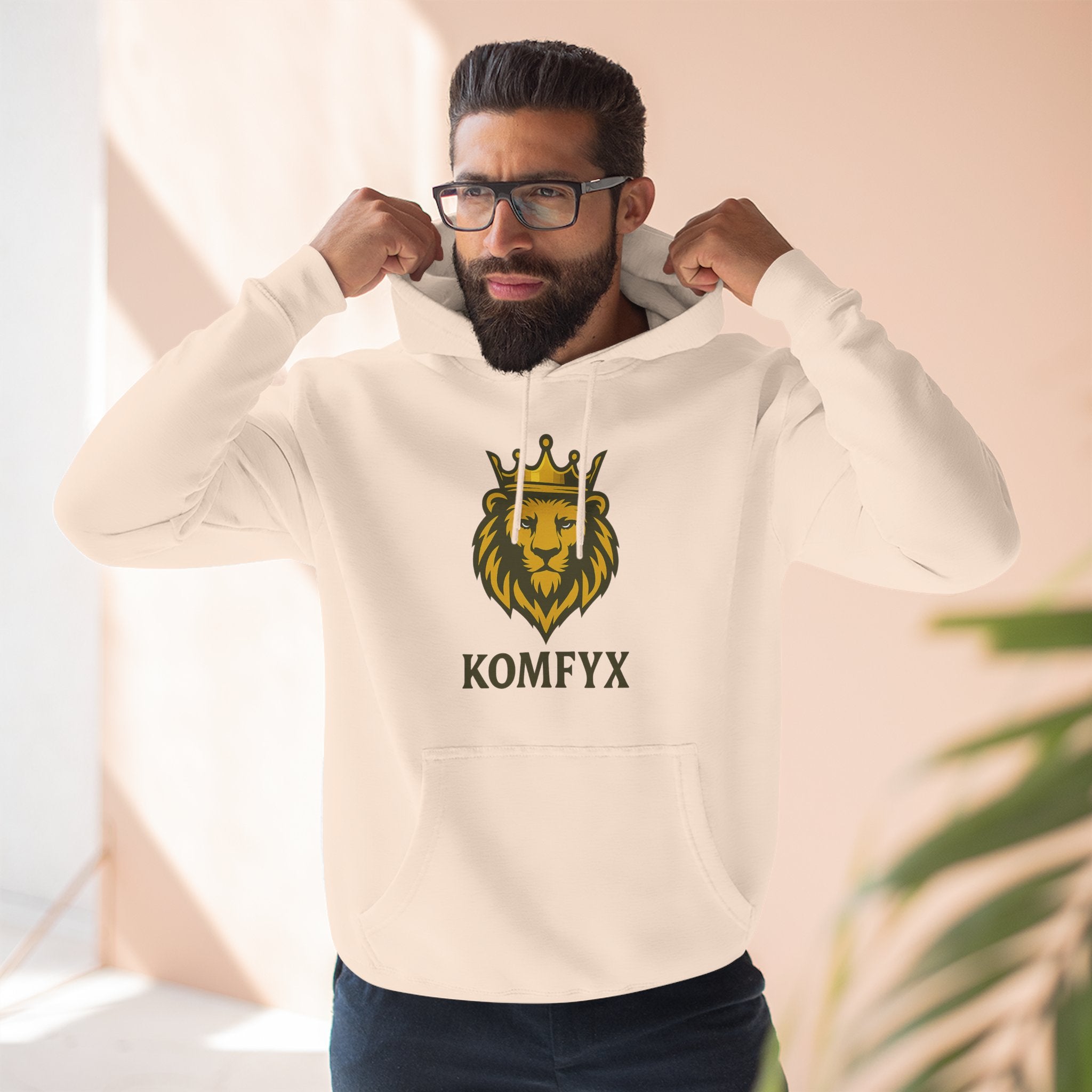 KomfyX - Three-Panel Fleece Hoodie
