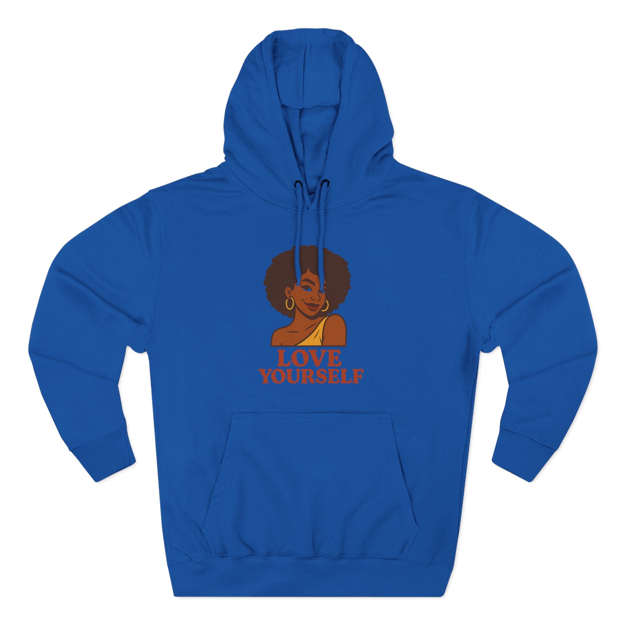 Love Yourself - Three-Panel Fleece Hoodie