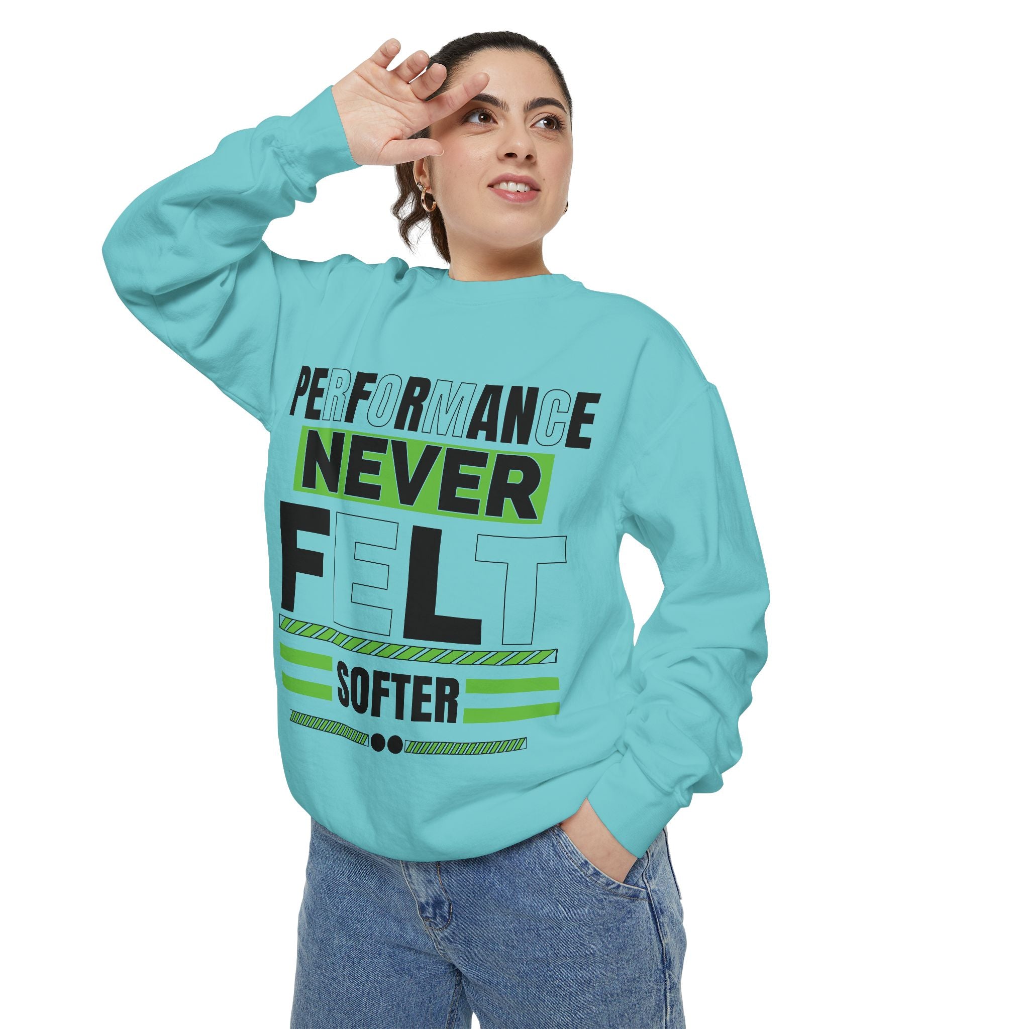 Performance Never Felt Softer - Garment-Dyed Sweatshirt