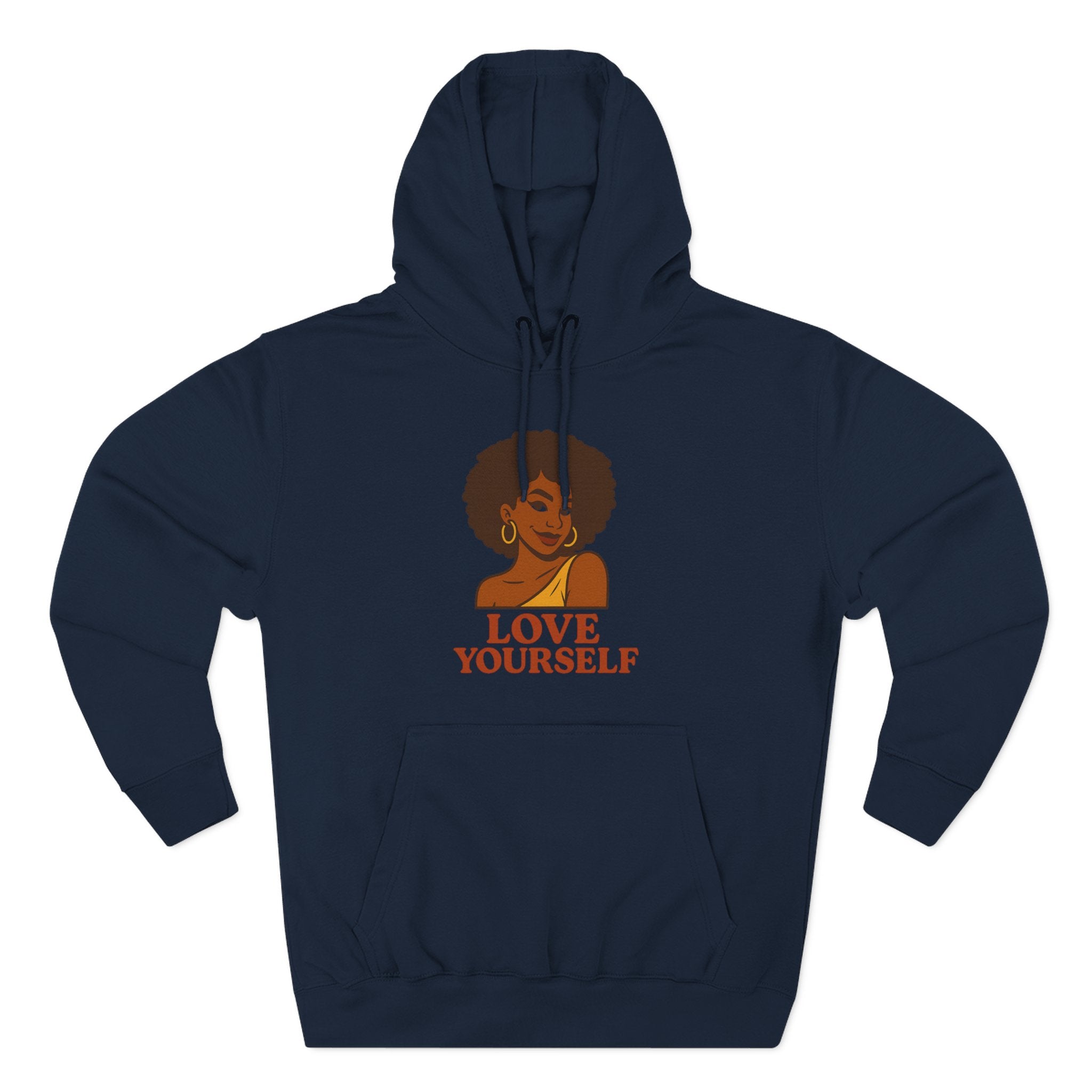 Love Yourself - Three-Panel Fleece Hoodie